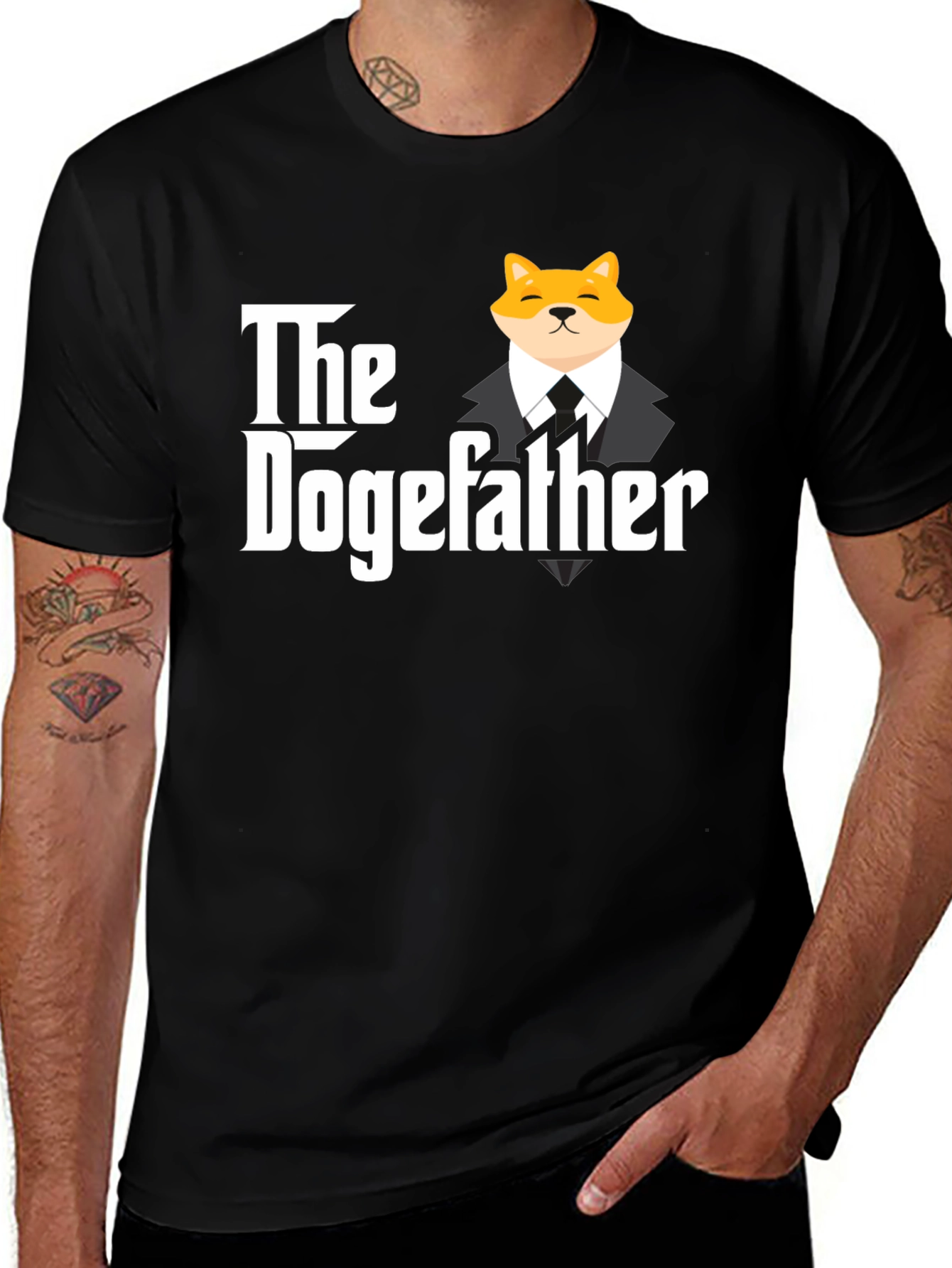 Variant 4 of The Dogefather T-Shirt - Funny Dog Lover Tee