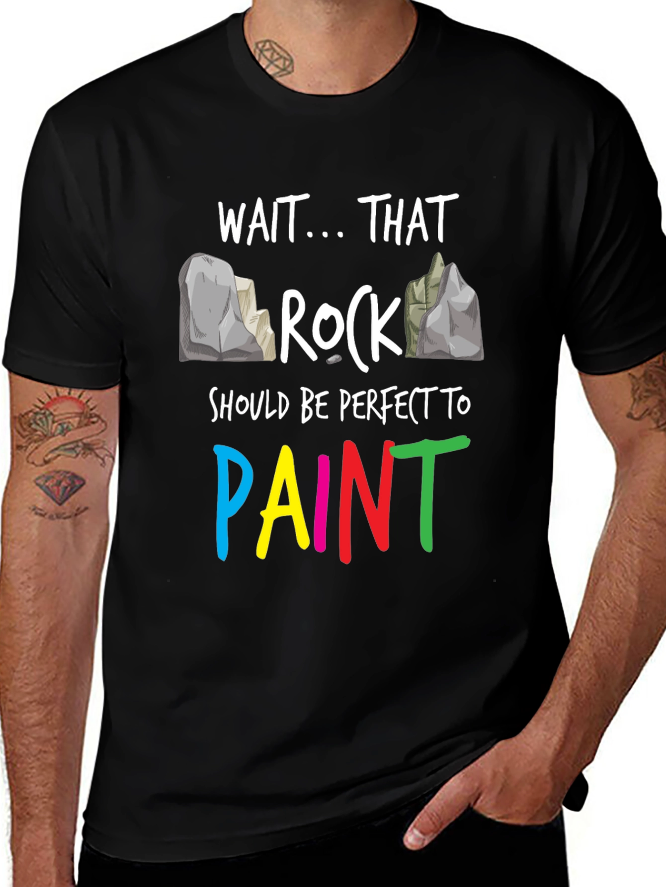 Funny Rock Painting T-Shirt - Perfect Gift for Artists!