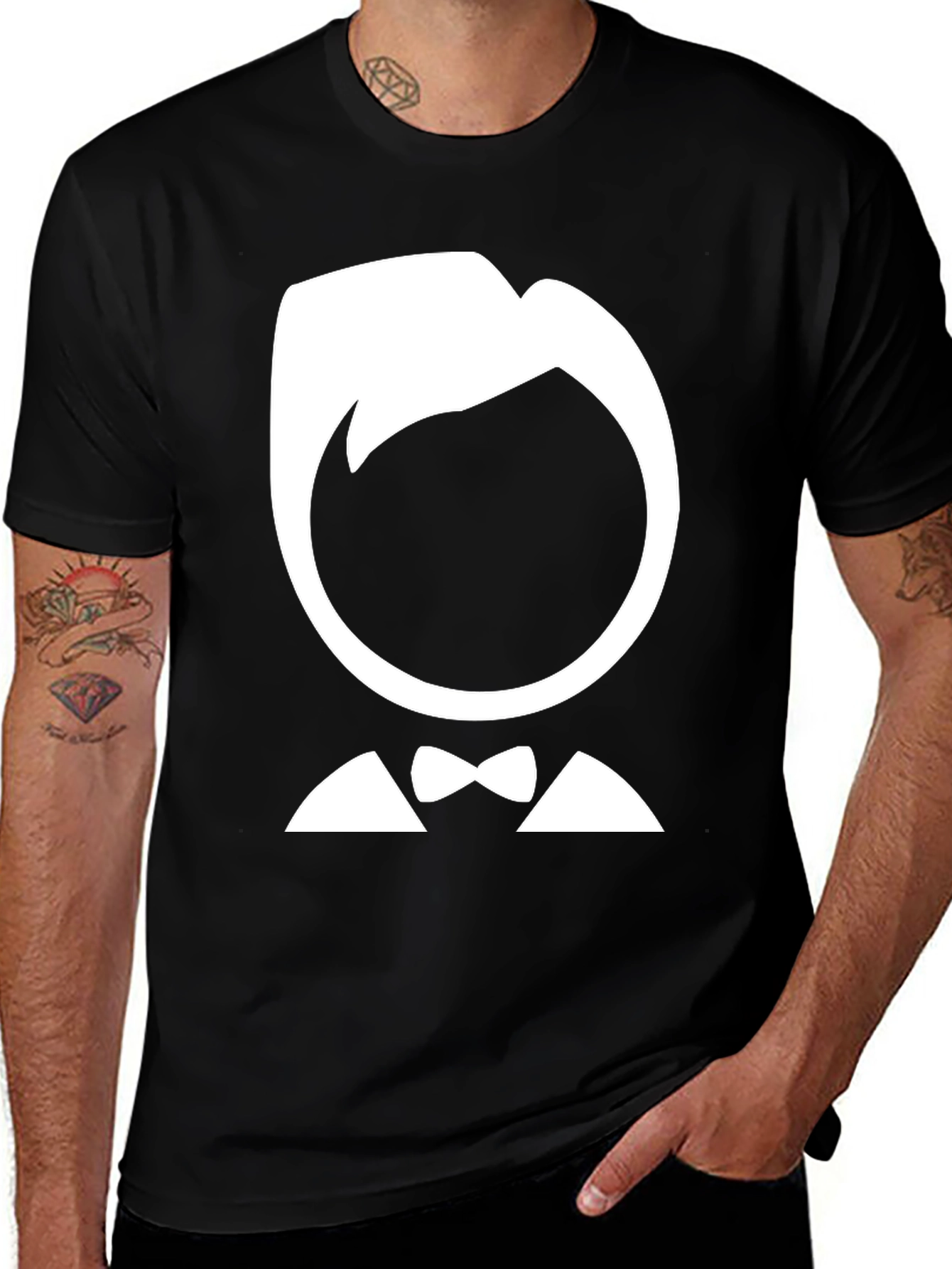 Variant 7 of Bowtie Gentleman T-Shirt - Stylish Graphic Tee