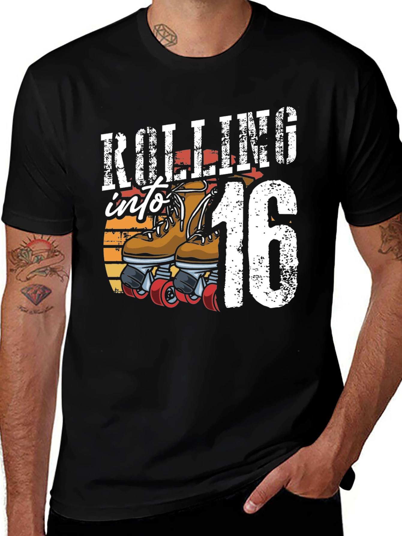 Variant 13 of Rolling Into 16 Birthday T-Shirt