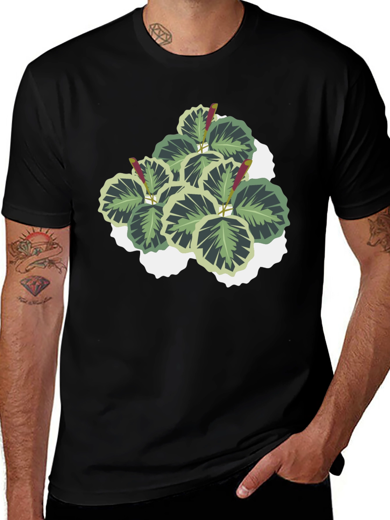 Variant 20 of Plant Graphic T-Shirt - Soft Cotton Blend