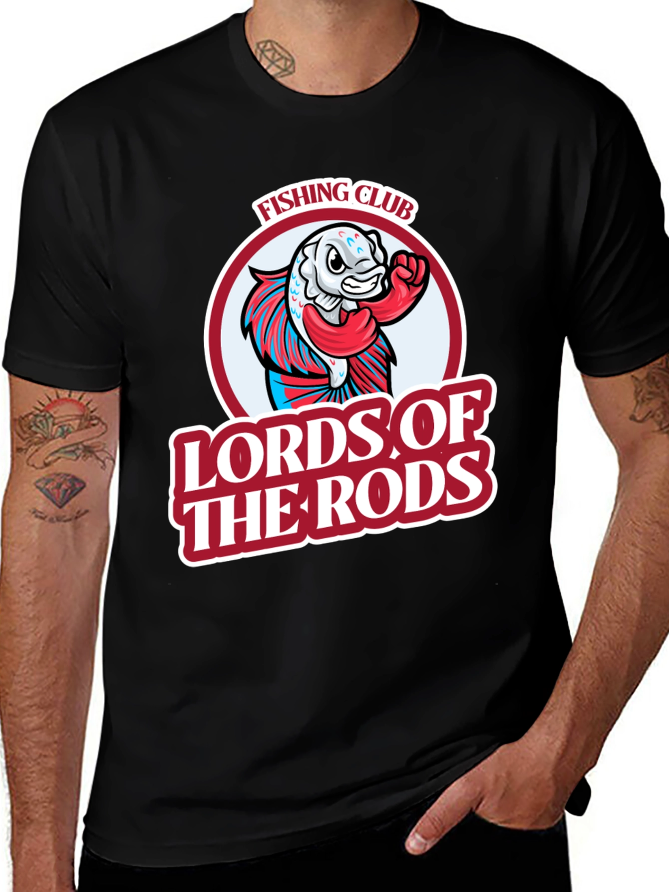 Variant 9 of Fishing Club Lords of the Rods T-Shirt