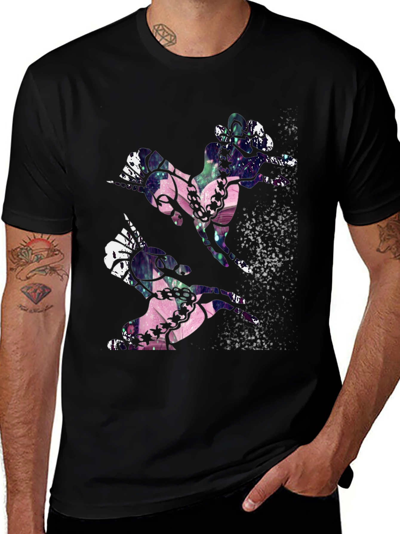 Variant 20 of Abstract Black T-Shirt