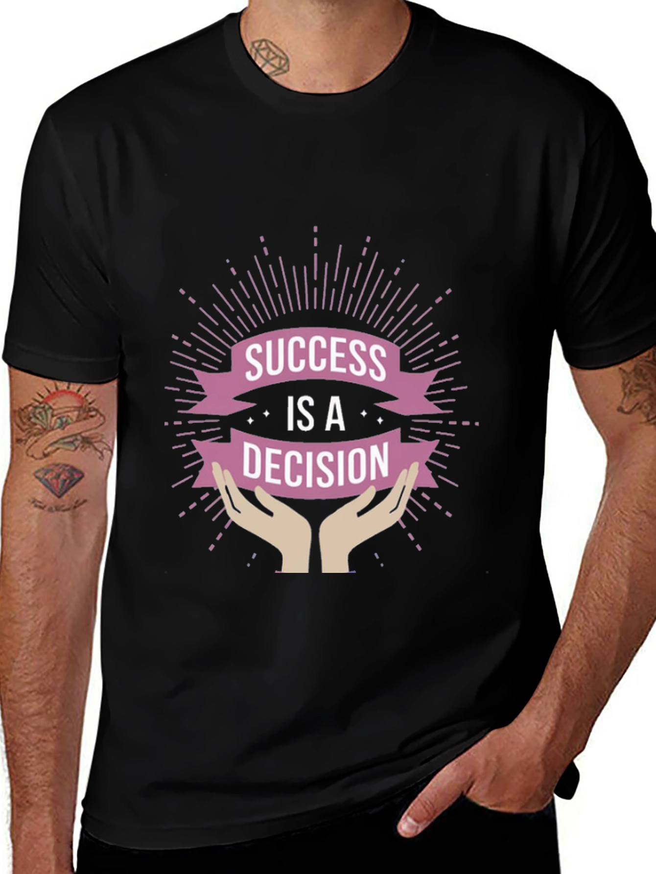 Variant 4 of Success is a Decision Graphic T-Shirt