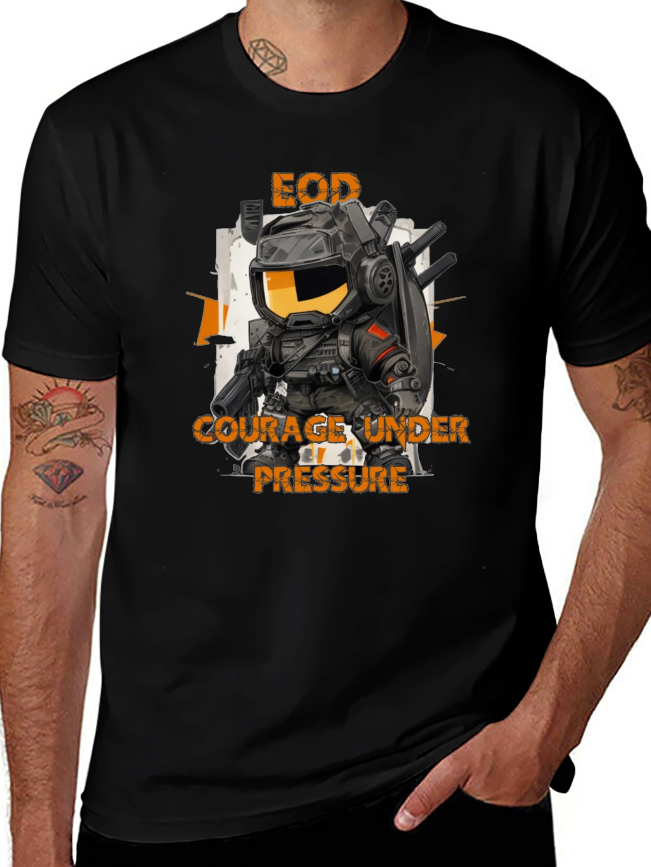 EOD Courage Under Pressure Black T-Shirt