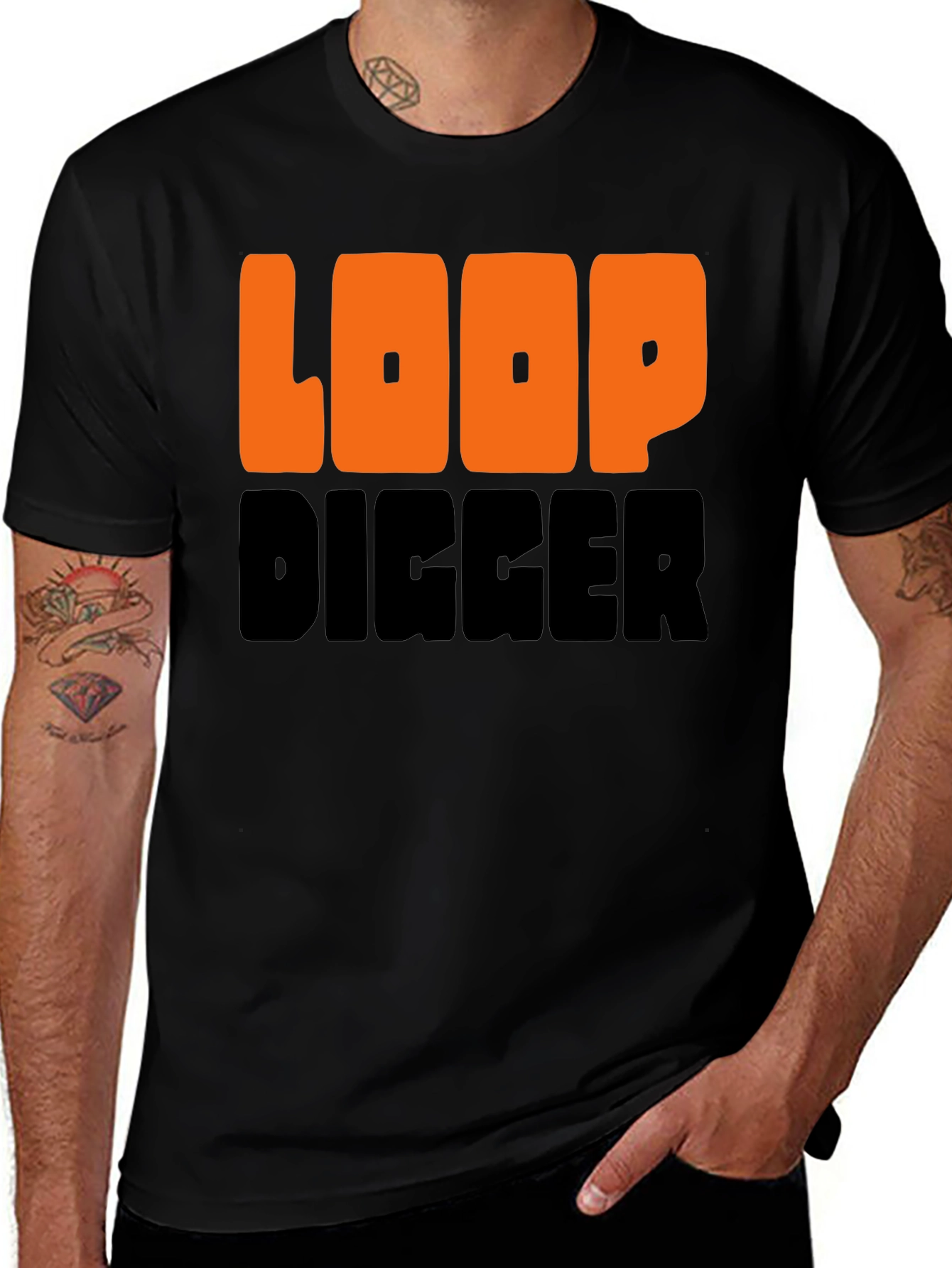 Variant 25 of Loop Digger Graphic T-Shirt
