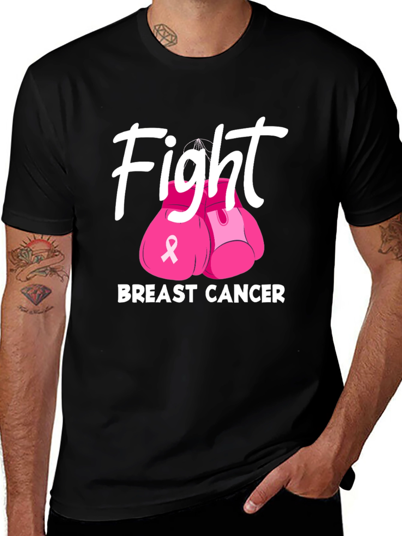 Variant 12 of Fight Breast Cancer Awareness T-Shirt