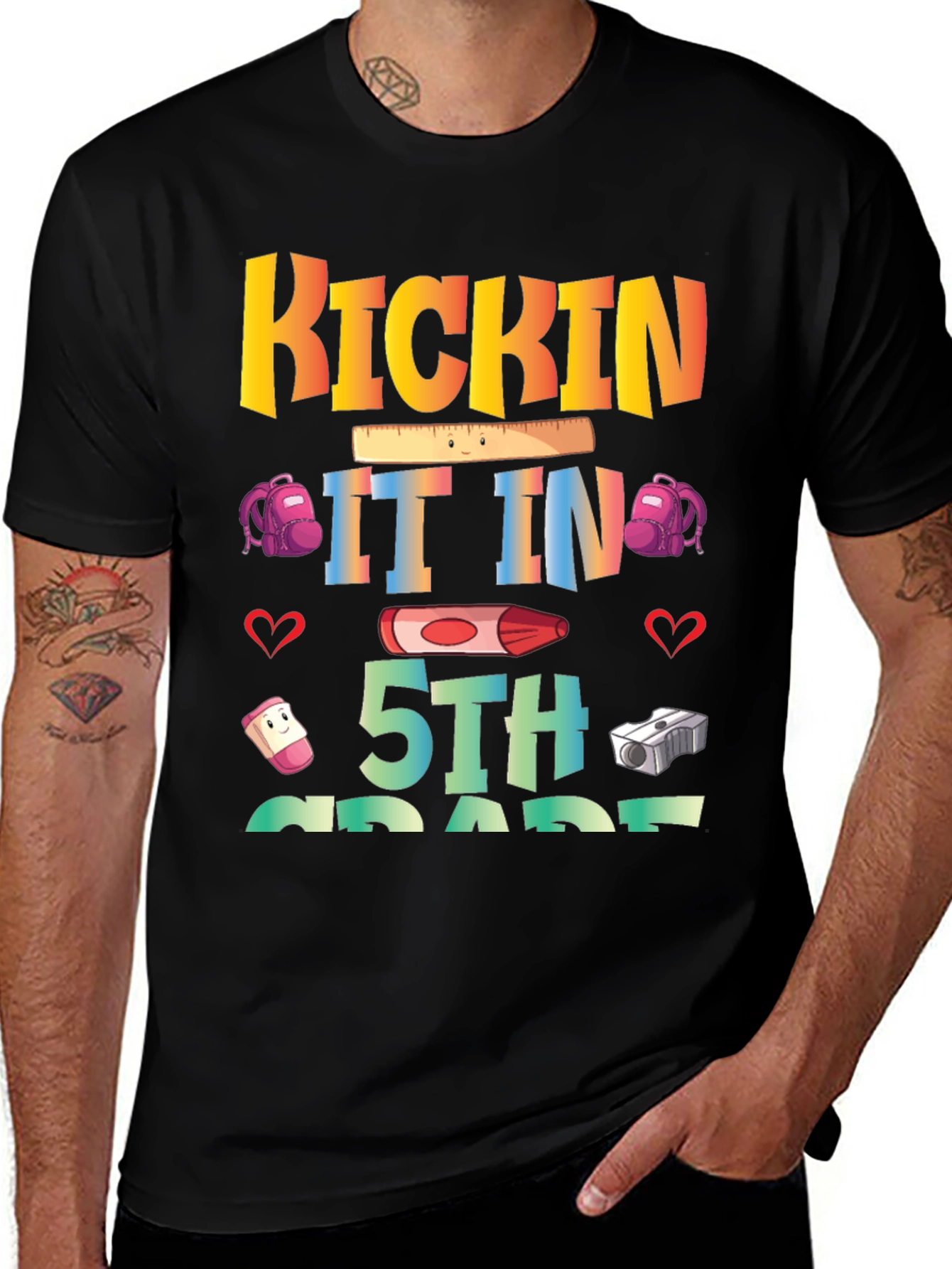 Variant 26 of Kicking It In 5th Grade T-Shirt