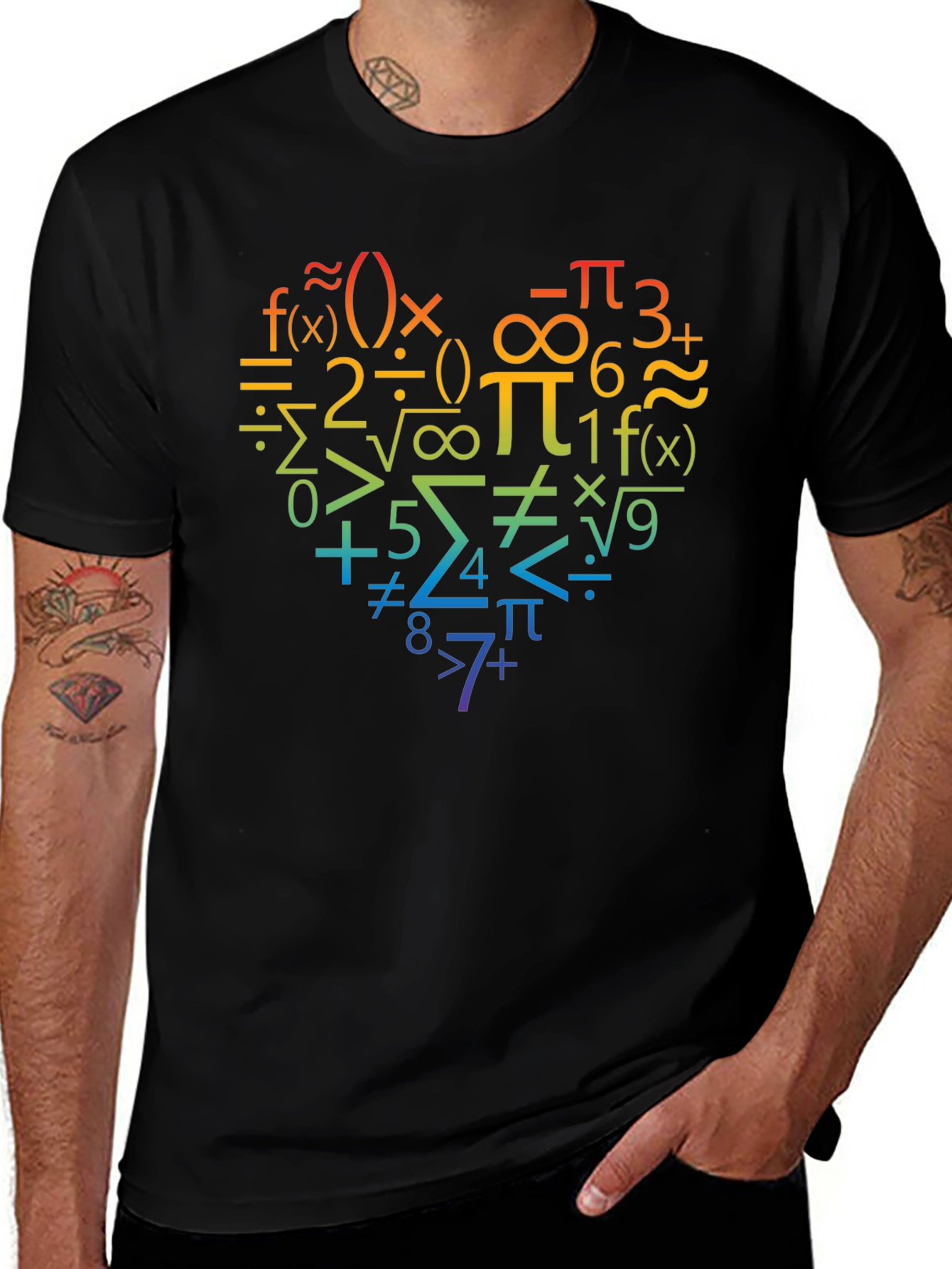 Variant 27 of Math Heart T-Shirt - Perfect for Math Lovers