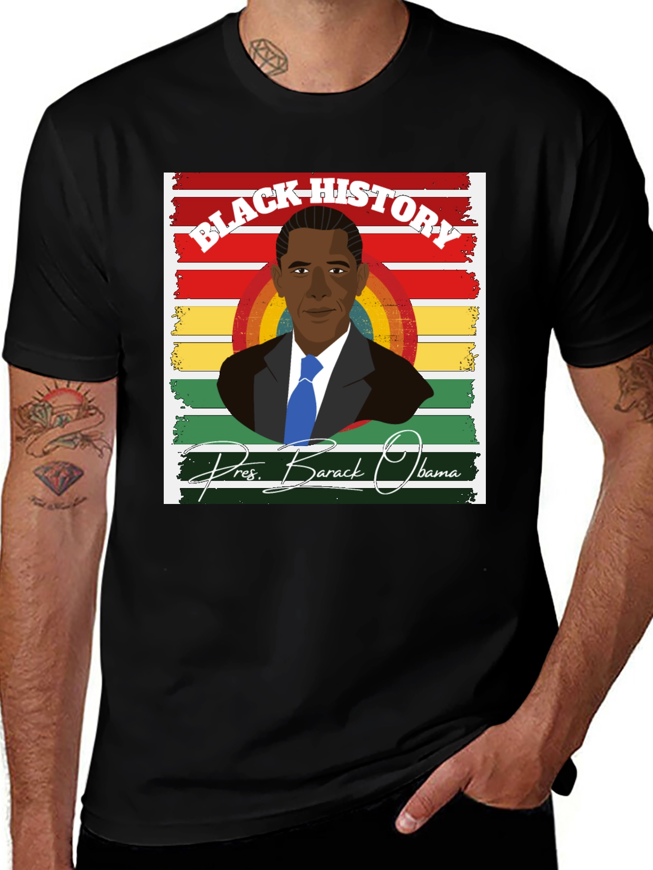 Black History Obama Graphic Tee