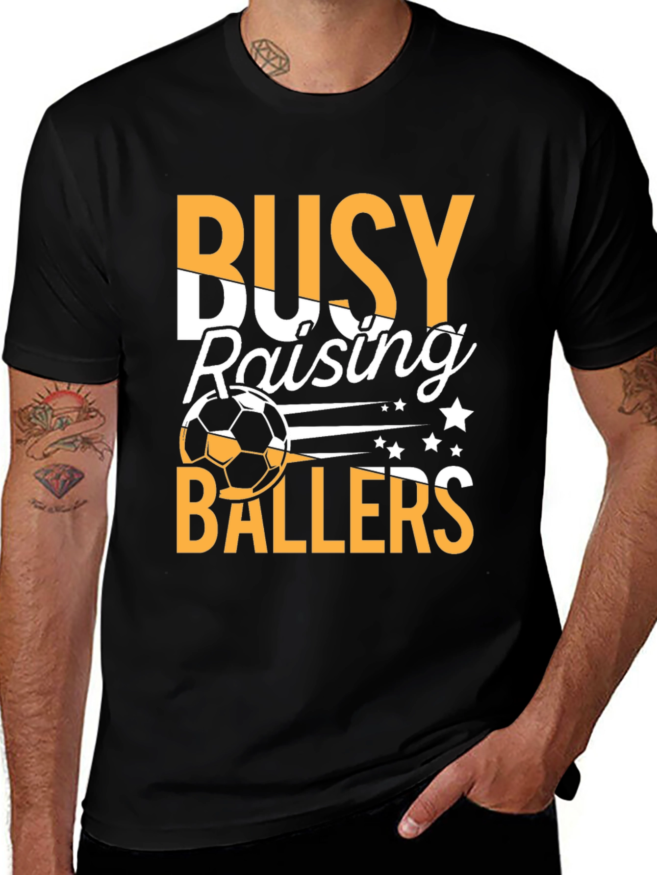 Variant 14 of Busy Raising Ballers Graphic T-Shirt