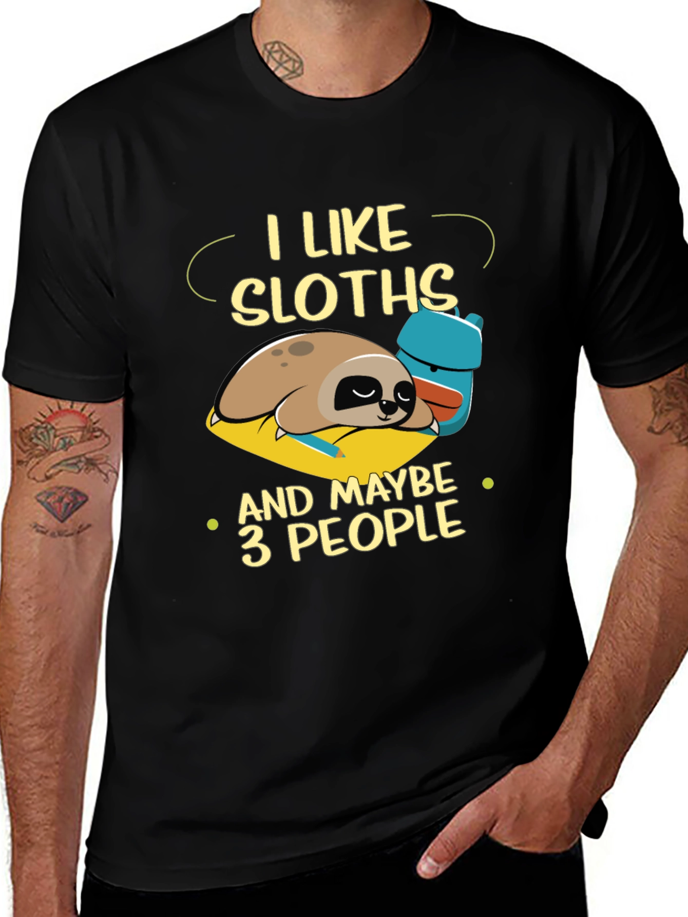 Variant 29 of I Like Sloths T-Shirt - Funny Sloth Lover Tee