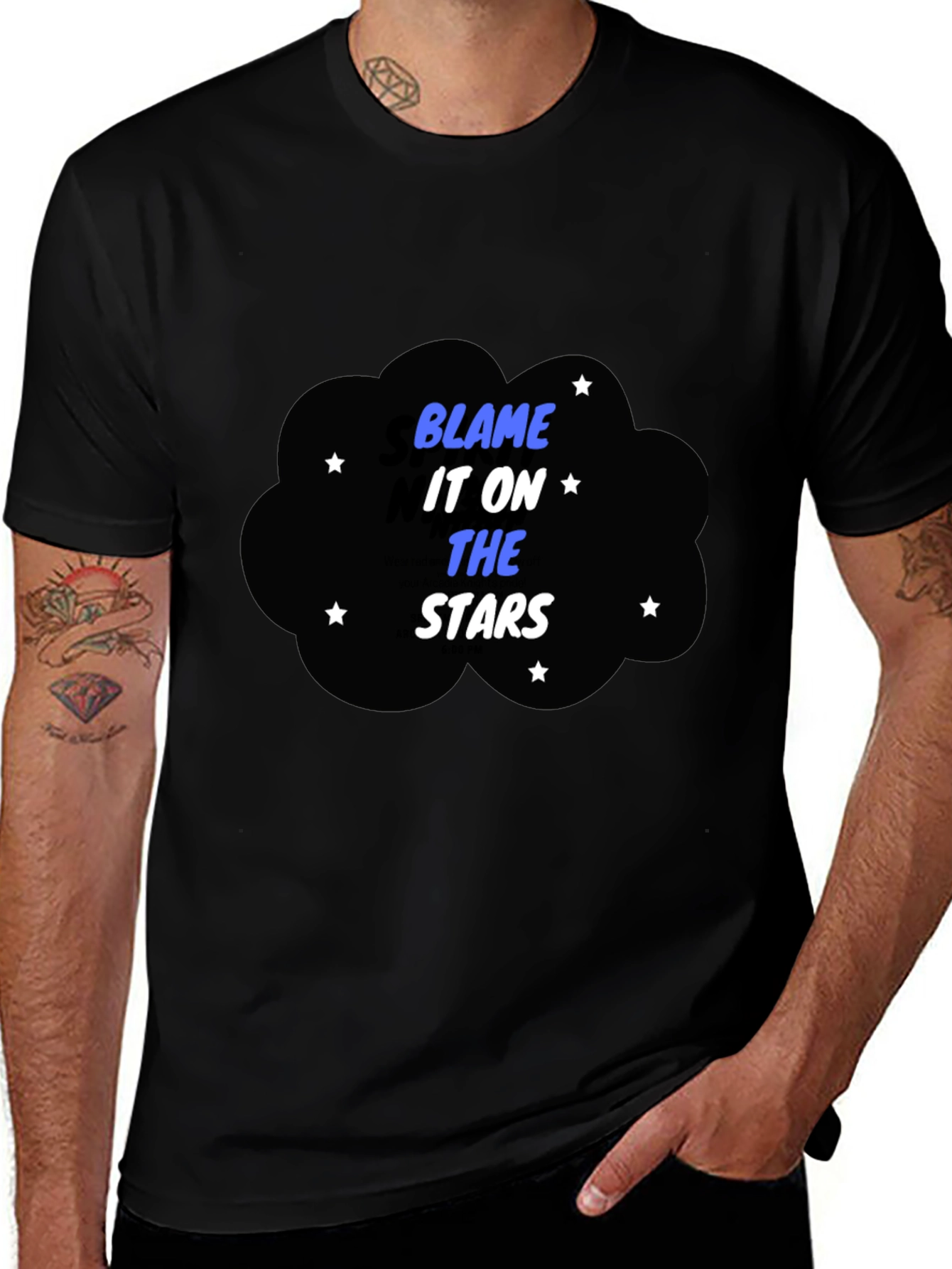 Variant 25 of Blame It On The Stars Graphic T-Shirt