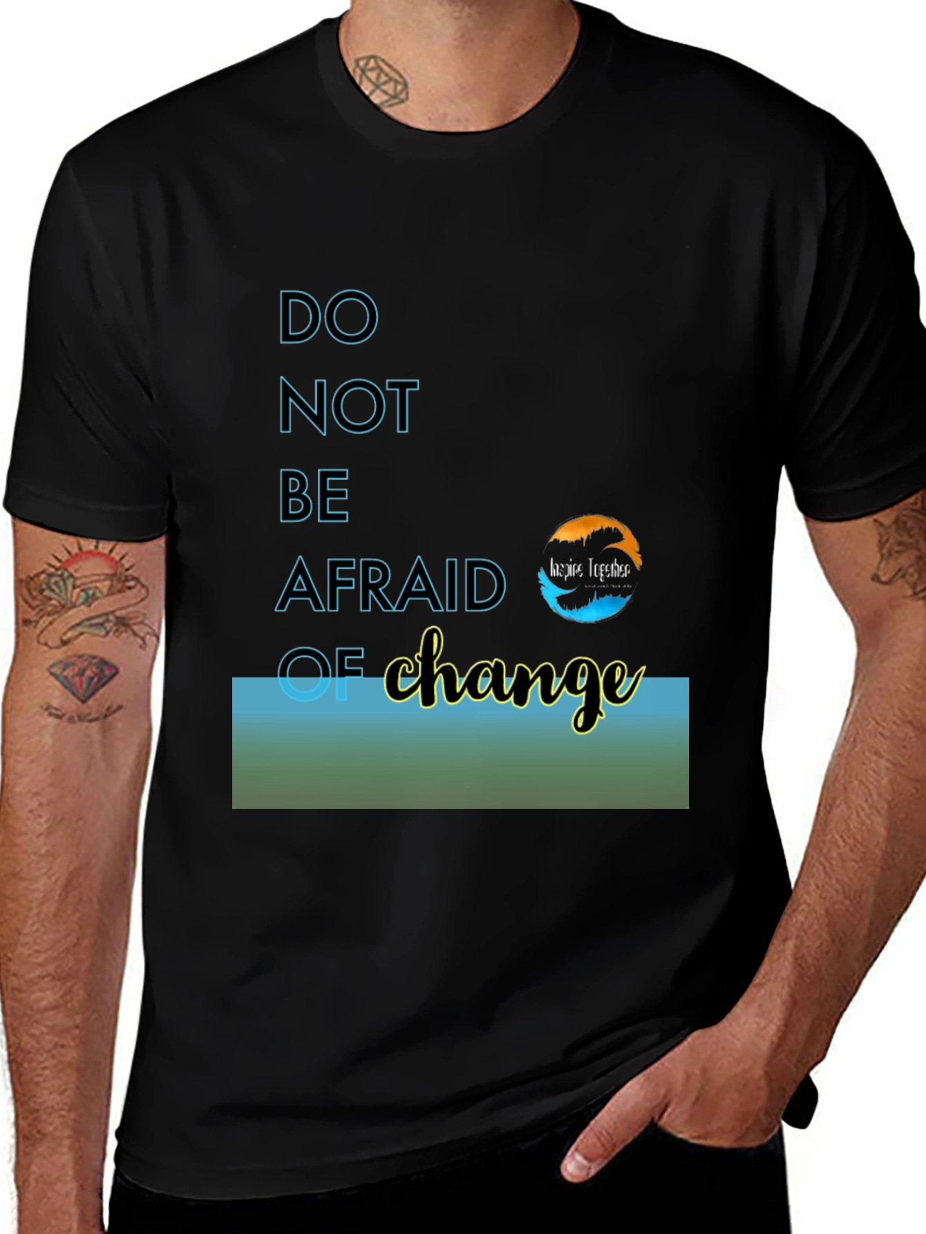 Variant 6 of Inspirational Change Graphic Tee