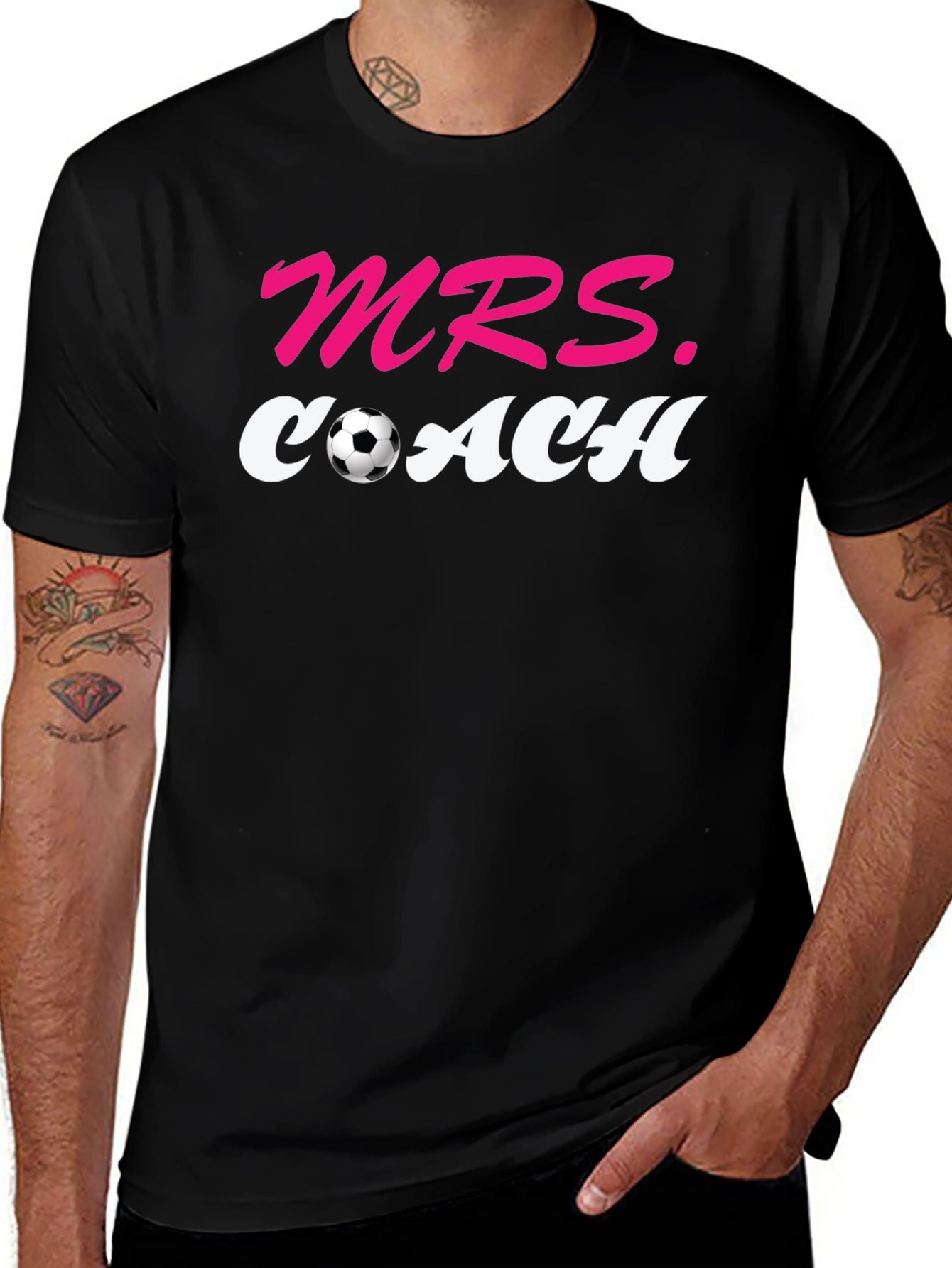 Variant 9 of Mrs. Coach Soccer T-Shirt - Women's Sports Tee