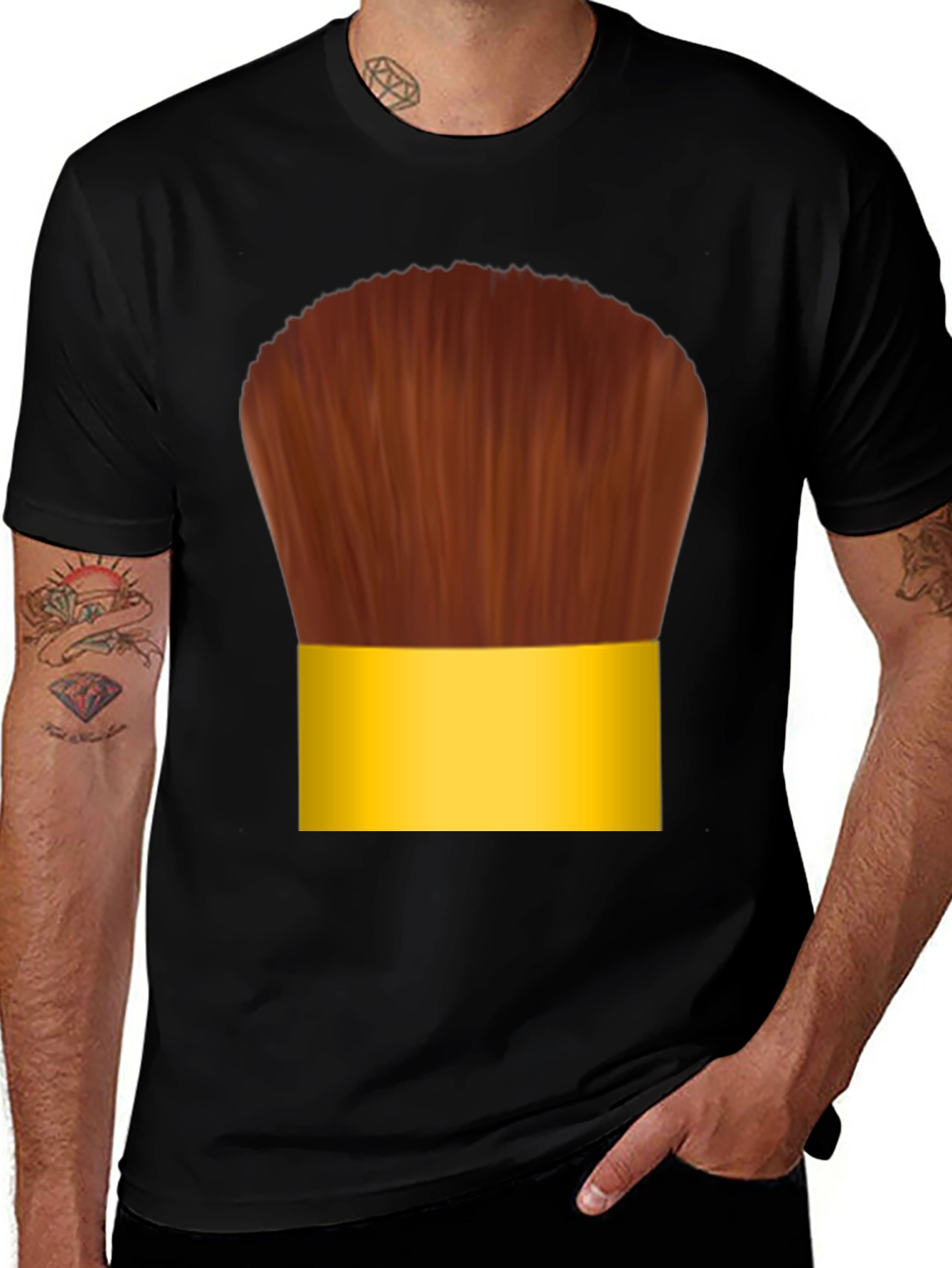 Variant 4 of Makeup Brush Graphic T-Shirt - Unique Style