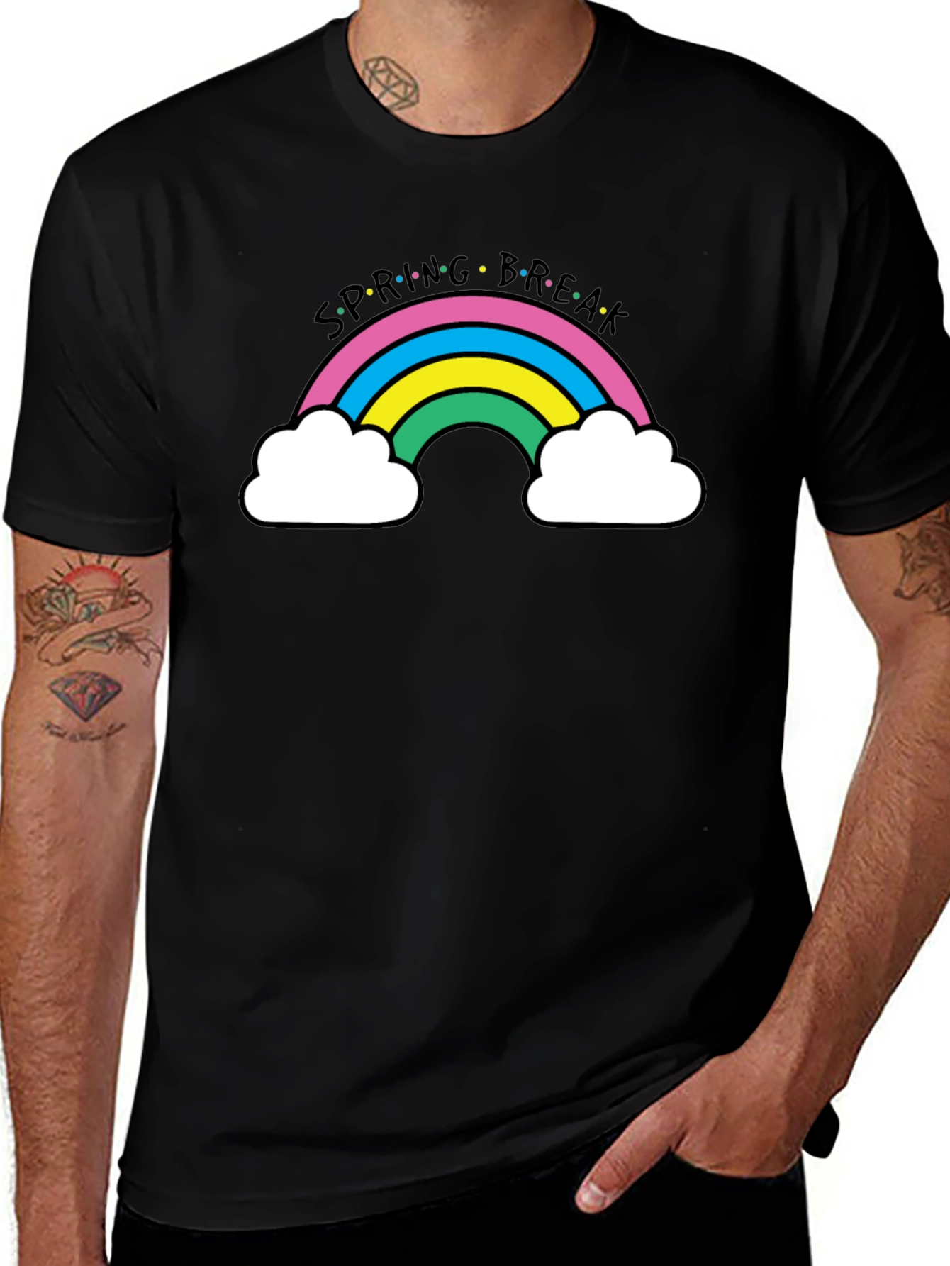 Variant 29 of Spring Break Rainbow T-Shirt