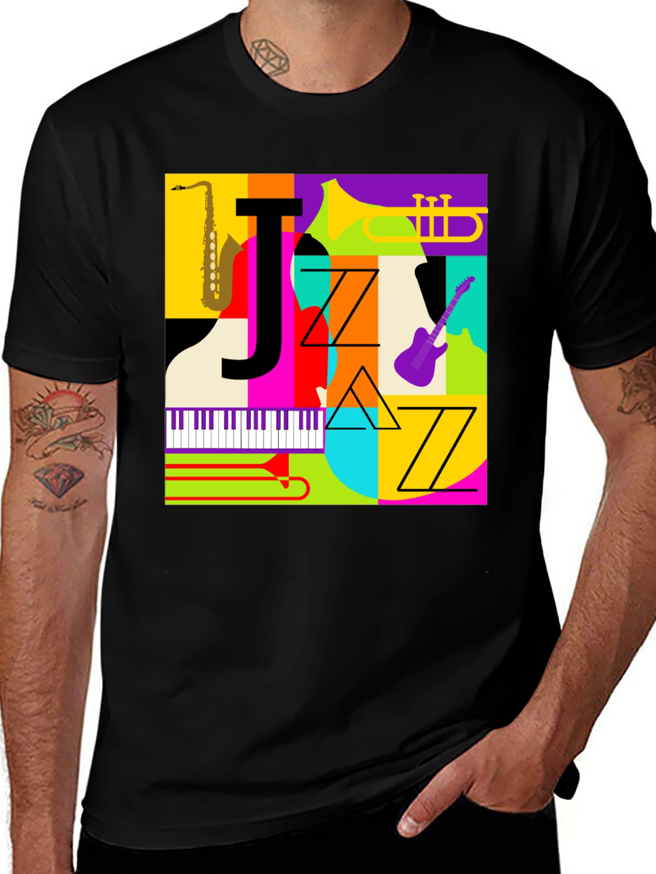 Variant 28 of JAZZ Instrument T-Shirt