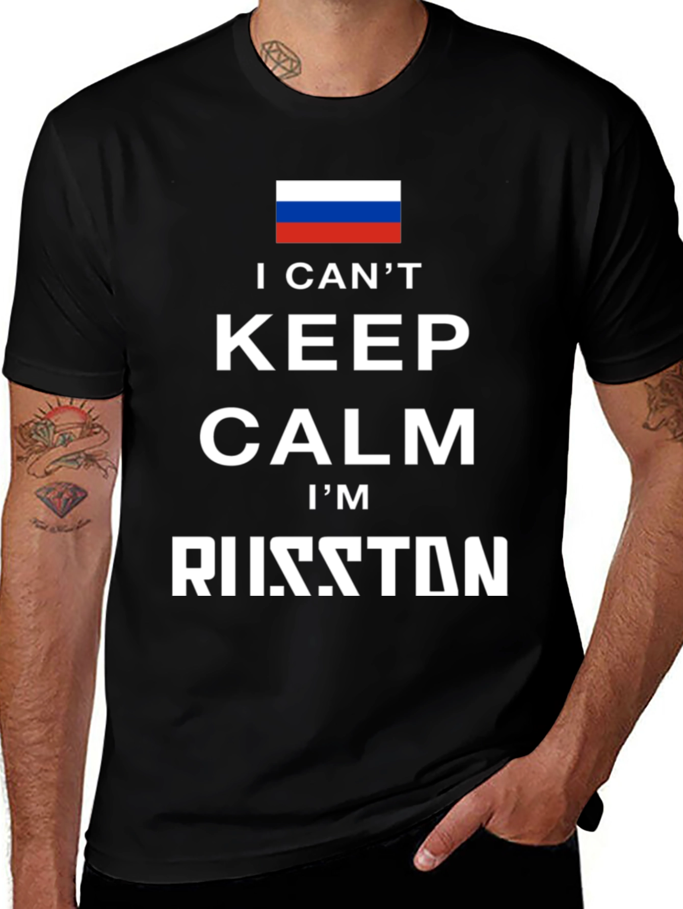I Can't Keep Calm I'm Russian T-Shirt