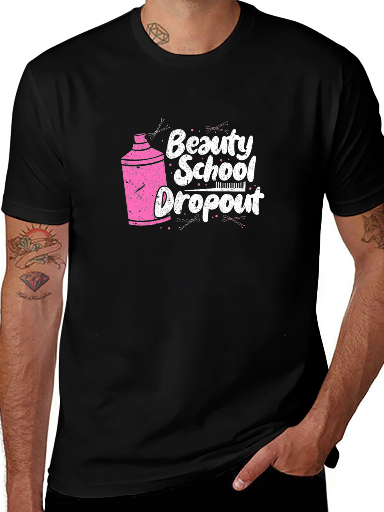 Variant 14 of Beauty School Dropout Graphic Tee