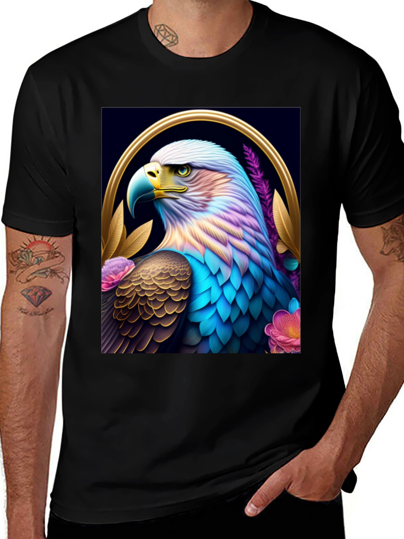 Variant 12 of Eagle Graphic Print T-Shirt