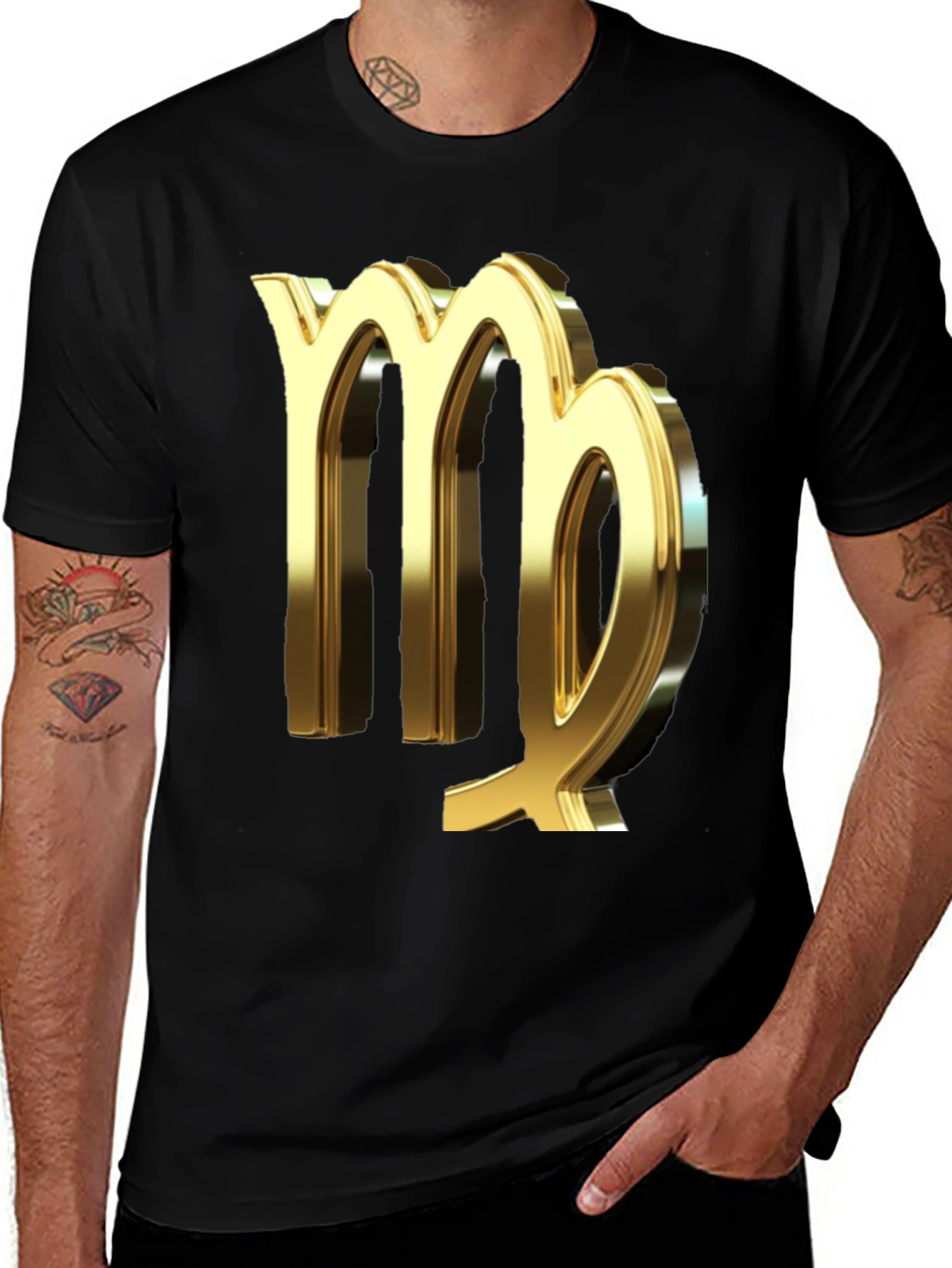 Variant 6 of Zodiac Virgo Symbol T-Shirt