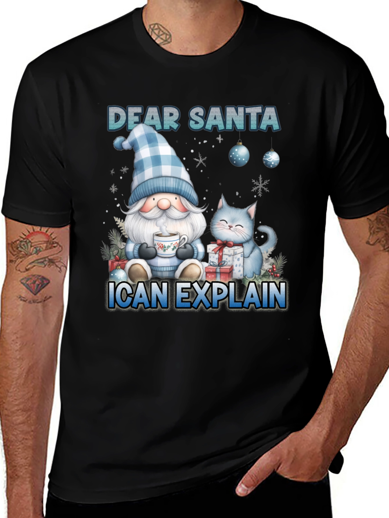 Variant 26 of Dear Santa I Can Explain Graphic Tee