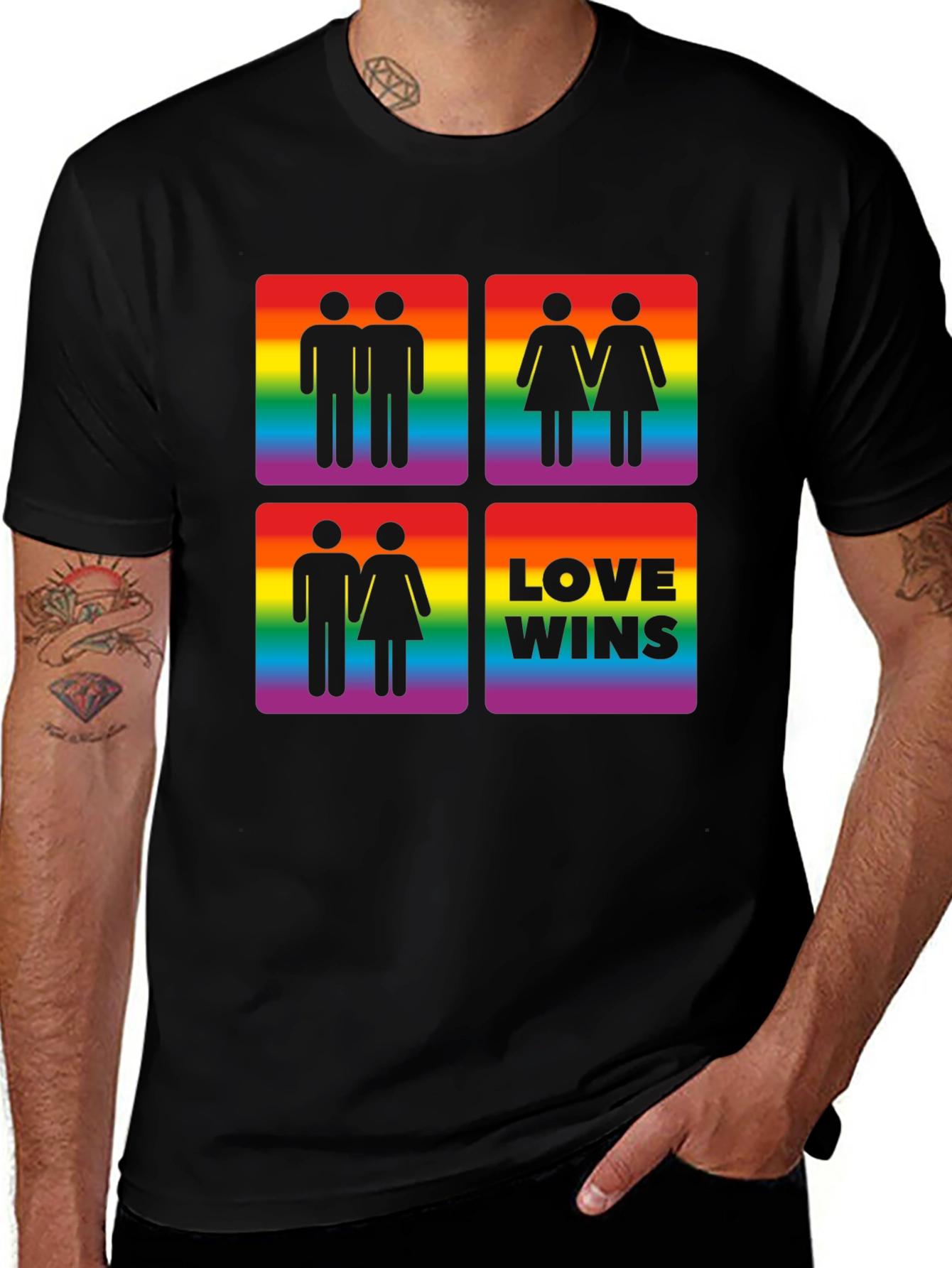 Love Wins LGBT Pride Graphic Tee