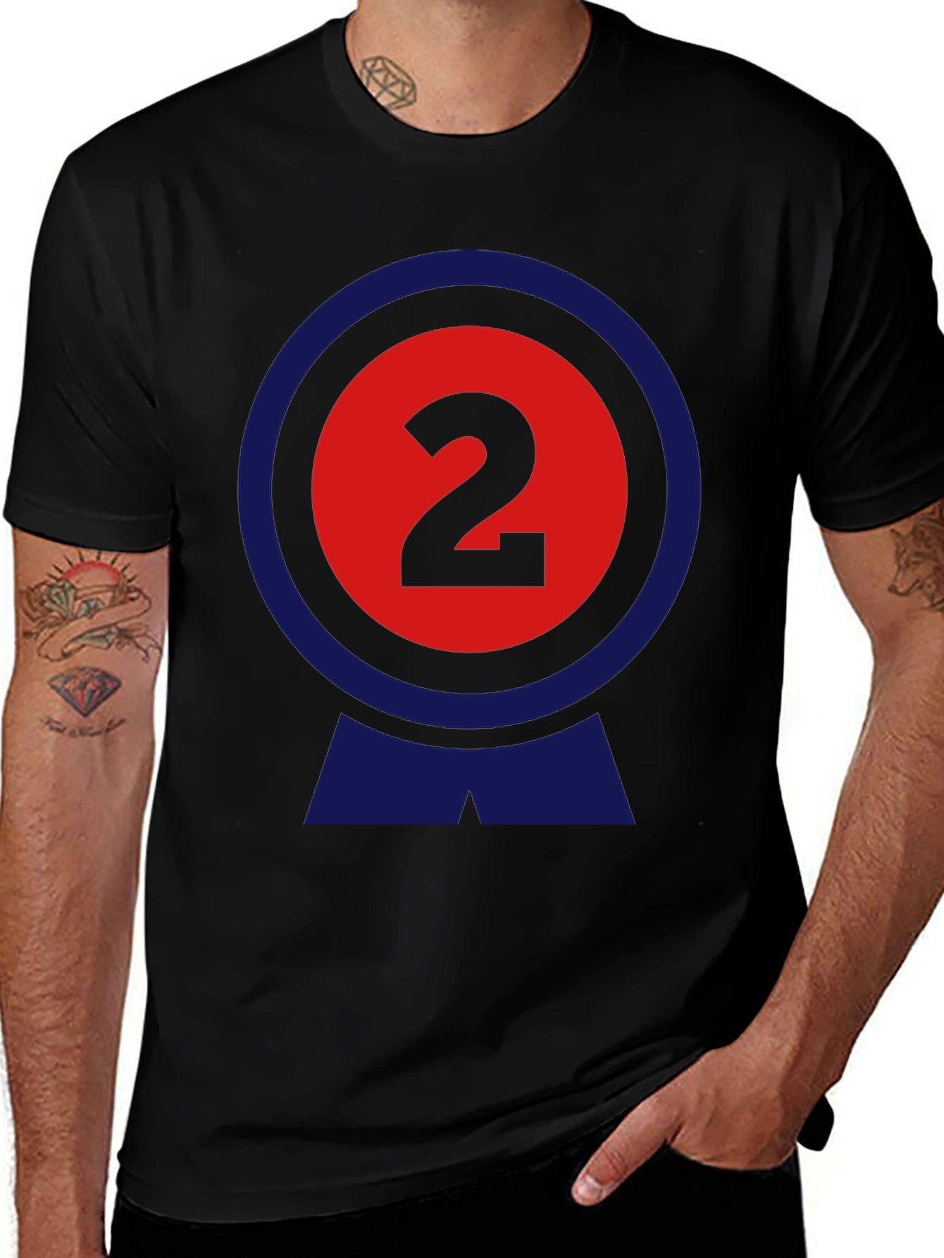 Variant 26 of Number Two T-Shirt - Novelty Funny Shirt