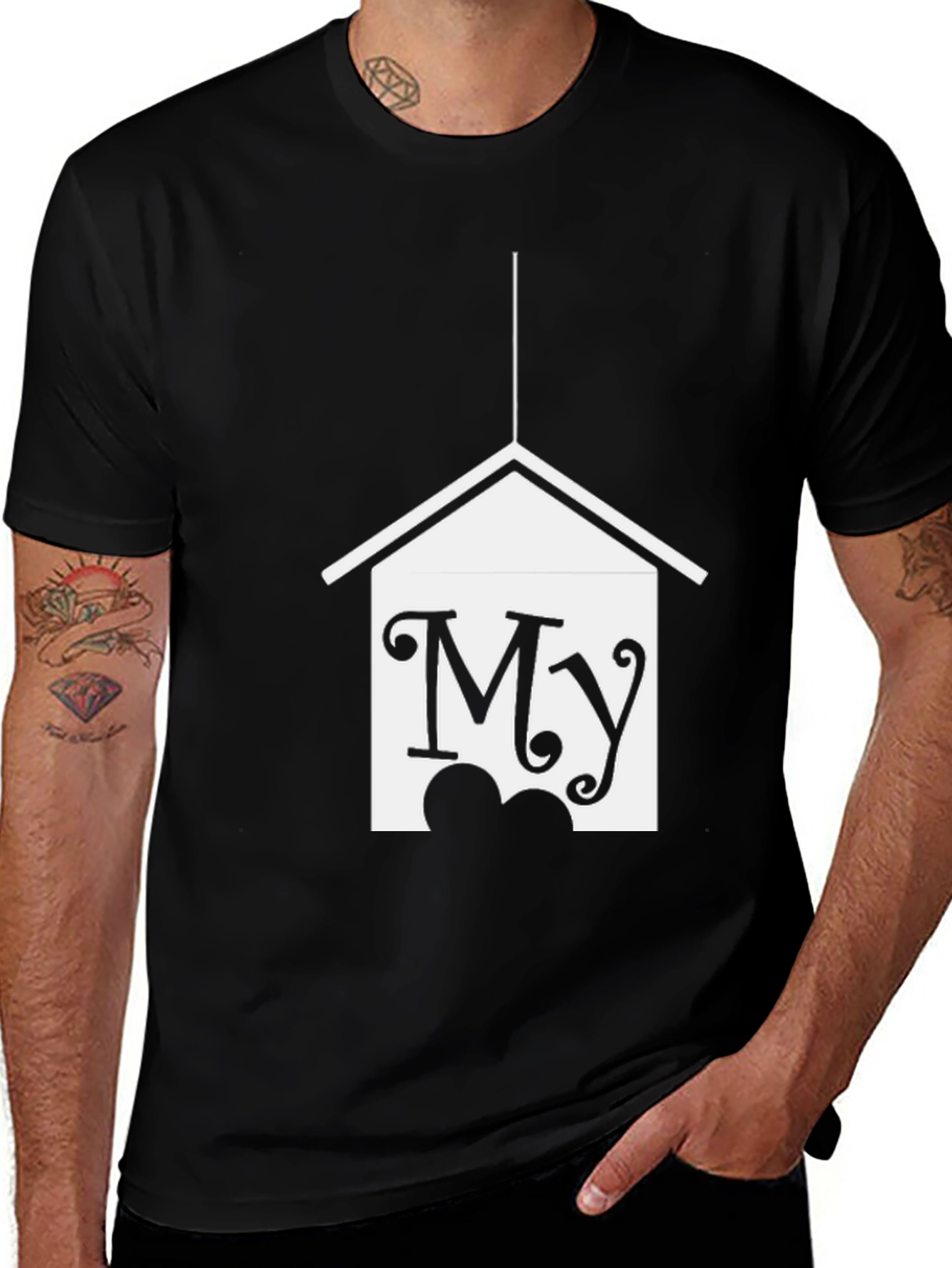 Variant 17 of My House T-Shirt - Modern Graphic Tee