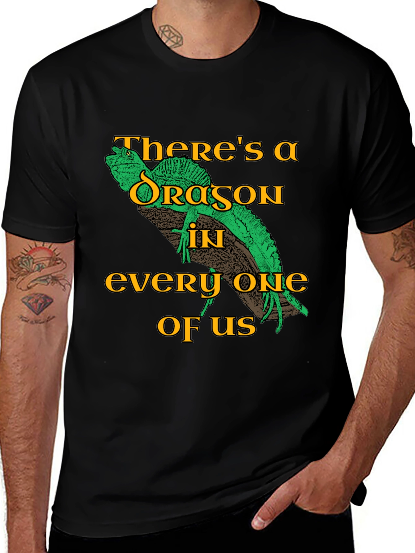 Variant 17 of There's a Dragon in Every One of Us Graphic T-Shirt