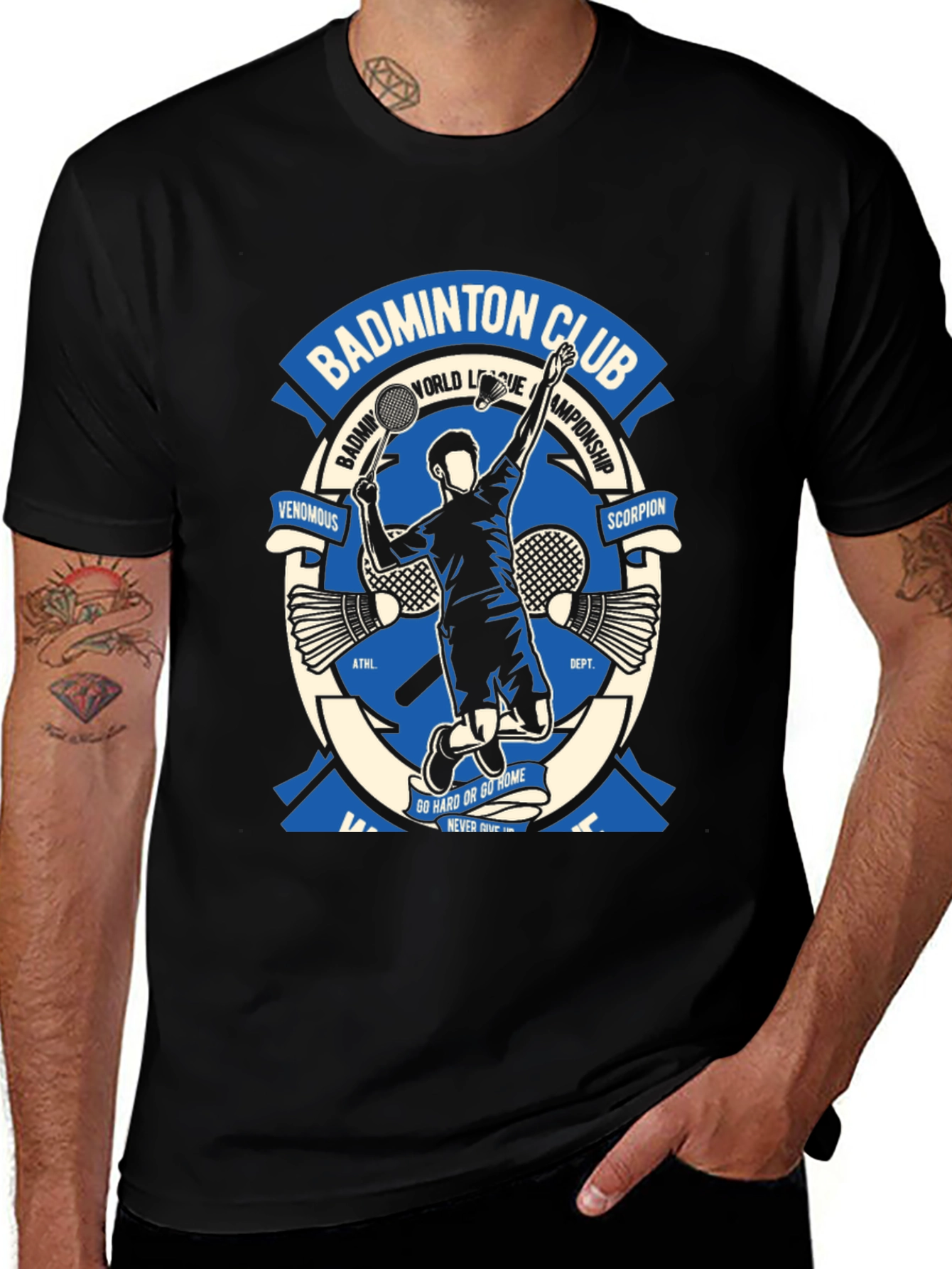 Badminton Club Graphic T-Shirt