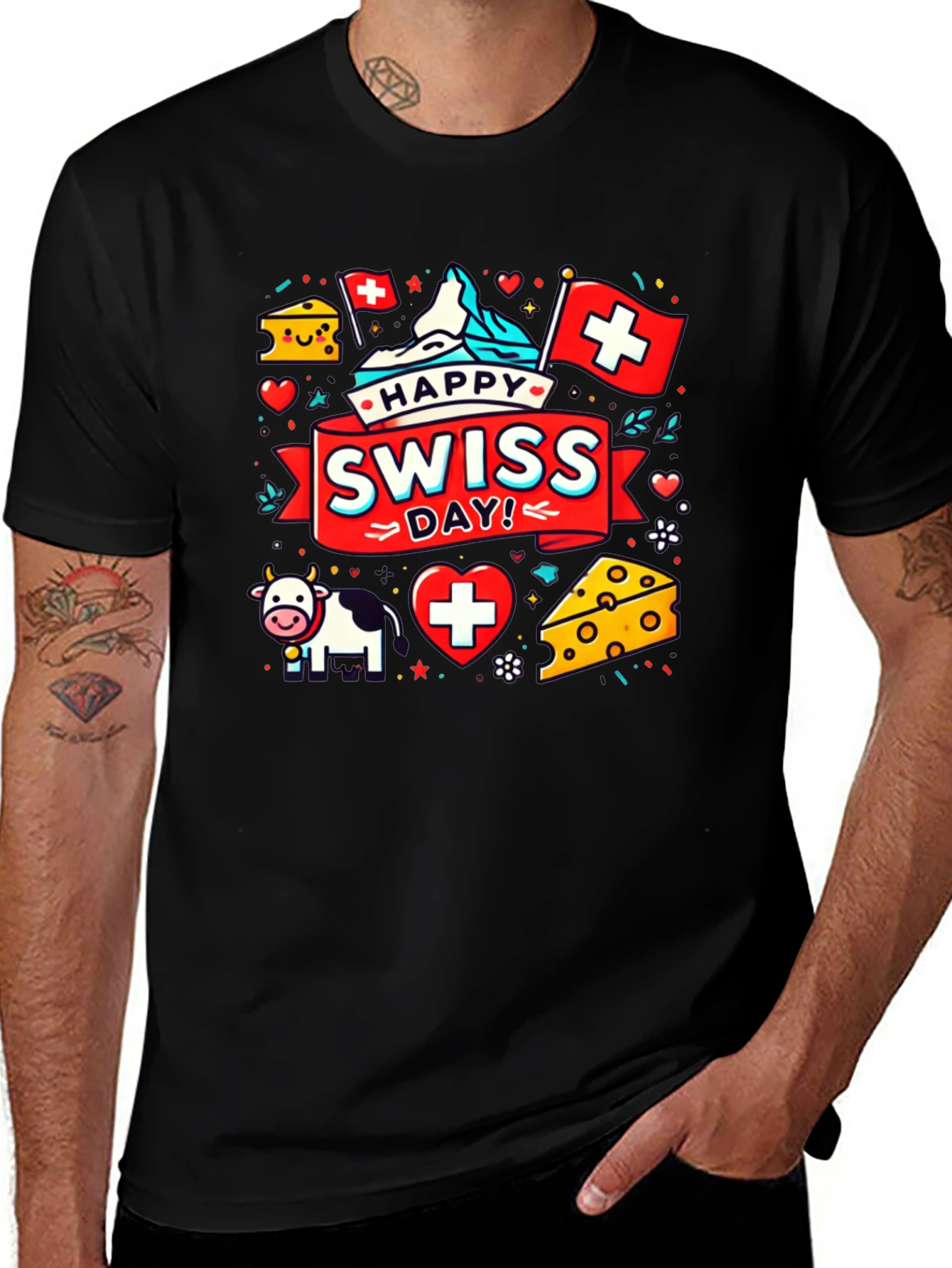 Happy Swiss Day T-Shirt