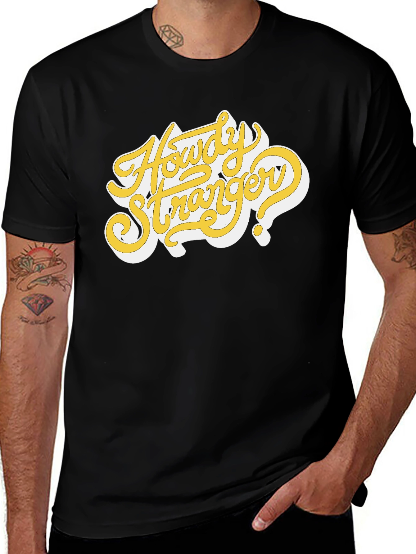 Variant 14 of Howdy Stranger Graphic T-Shirt