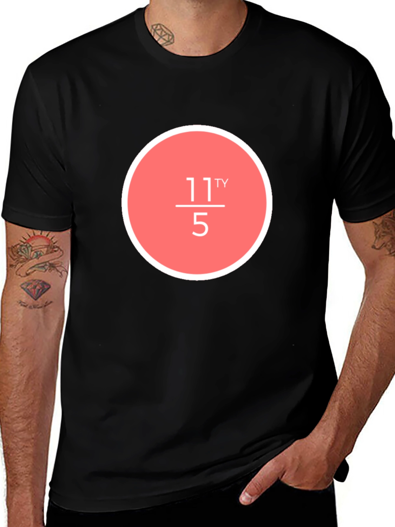Variant 9 of 11ty T-Shirt - Black Crew Neck