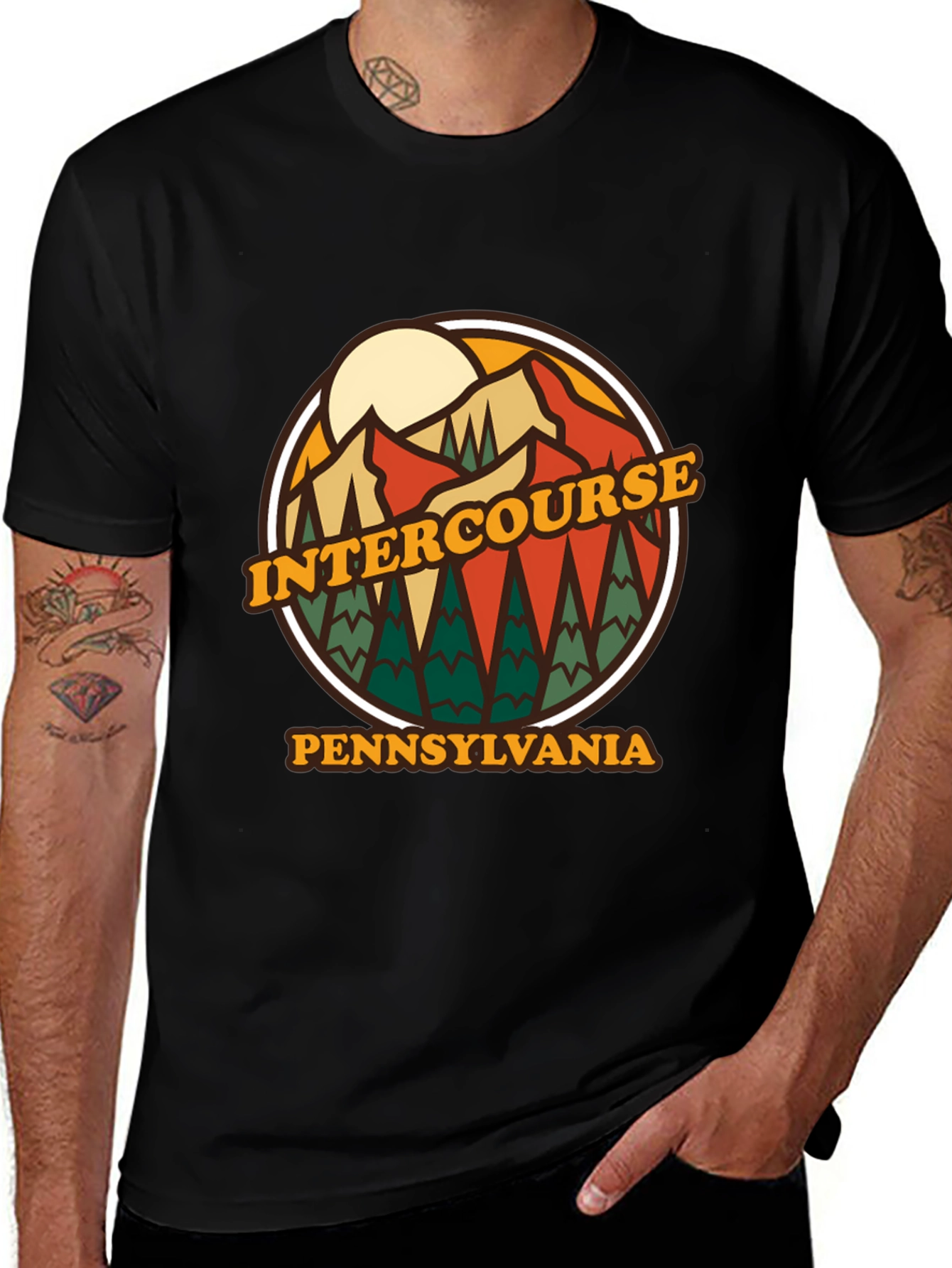 Intercourse PA T-Shirt - Retro Design