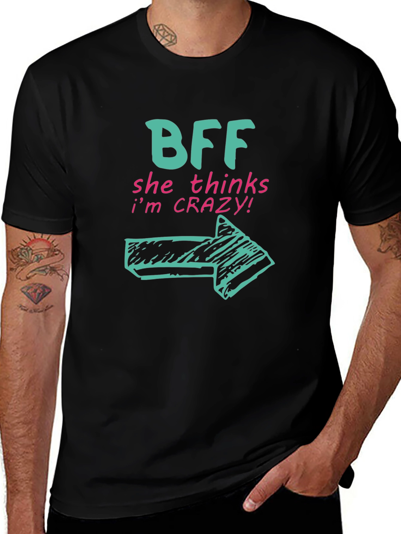 BFF Crazy T-Shirt - Best Friends Forever Tee