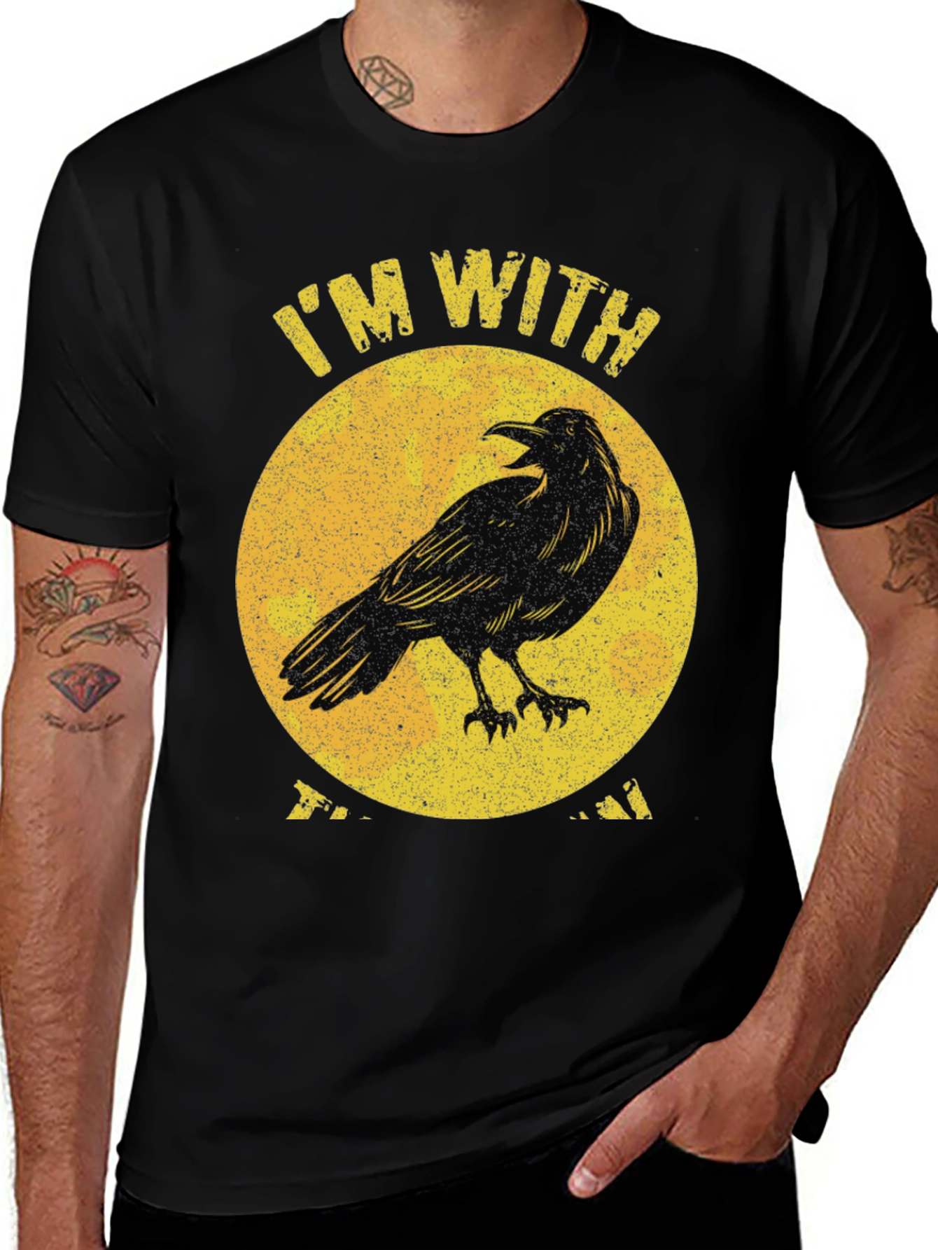 Variant 13 of I'm With Crow T-Shirt
