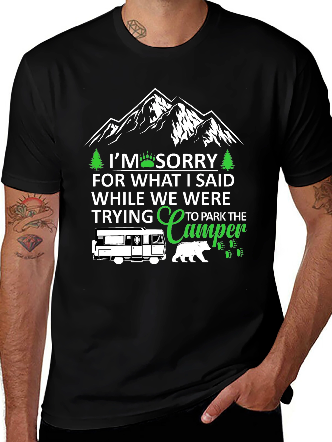 Variant 18 of Sorry While Parking Camper T-Shirt