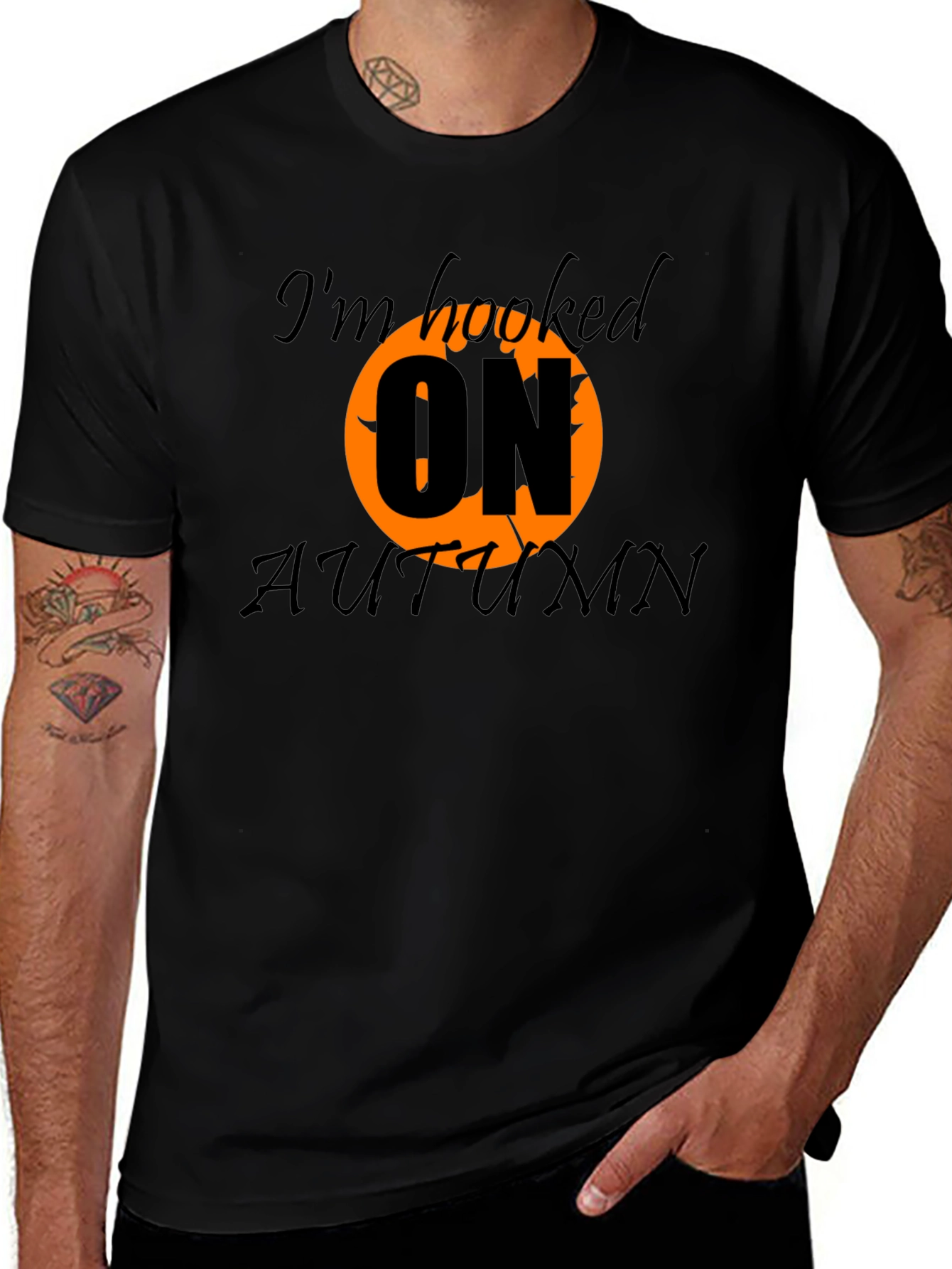 Variant 26 of Autumn Hooked Graphic Tee - Fall Fashion