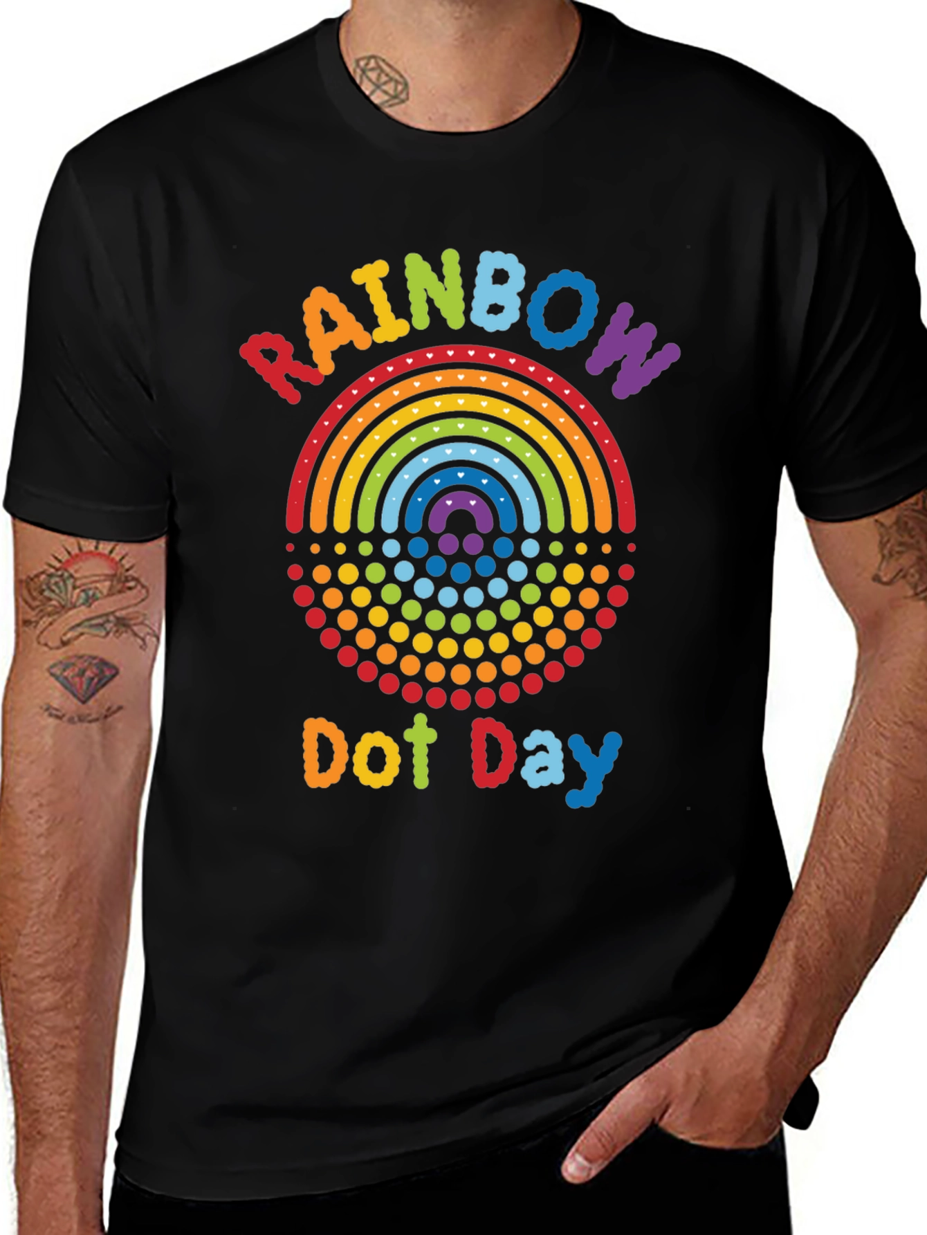 Rainbow Dot Day T-Shirt