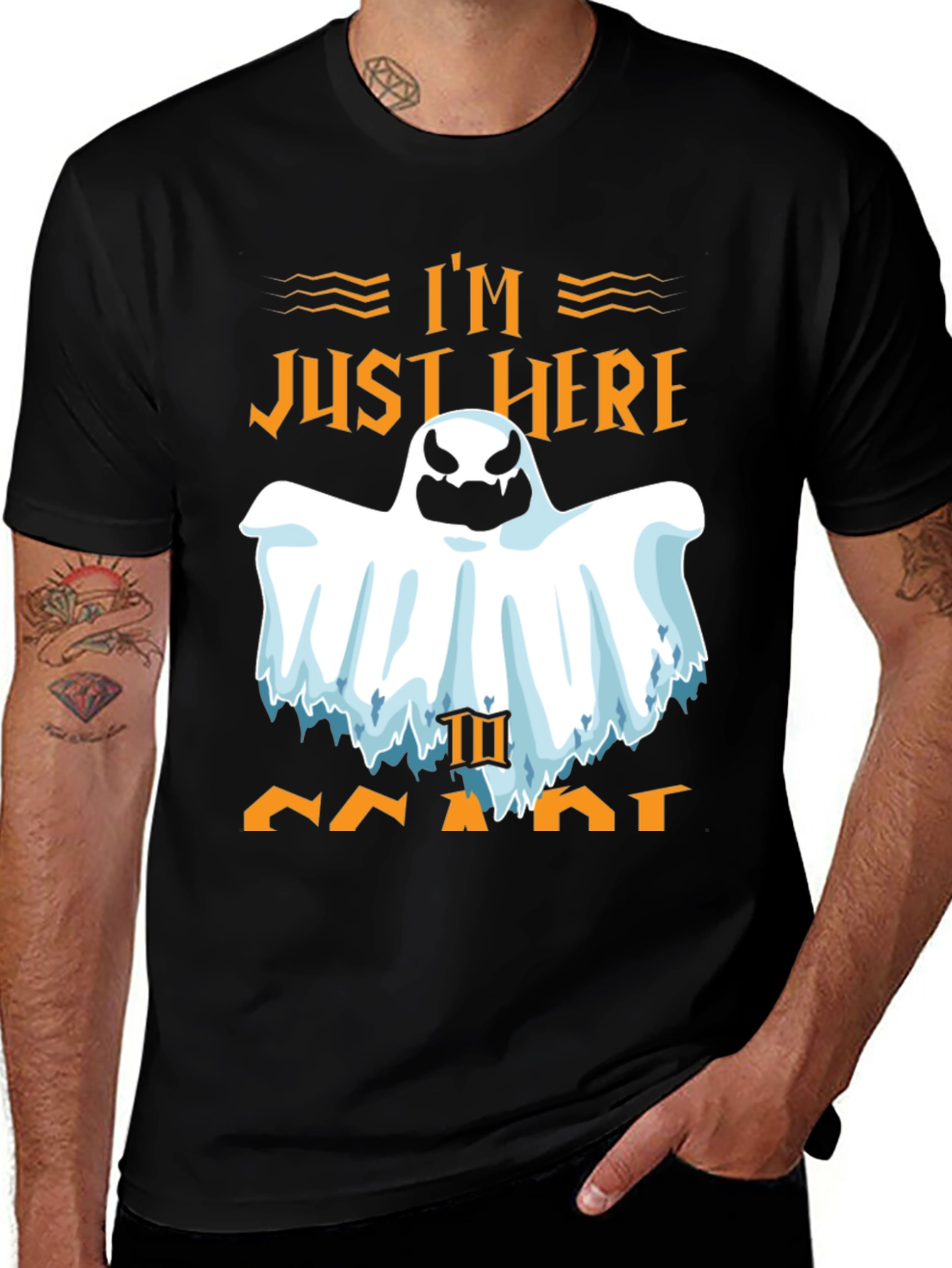 I'm Just Here For The Boos Halloween T-Shirt