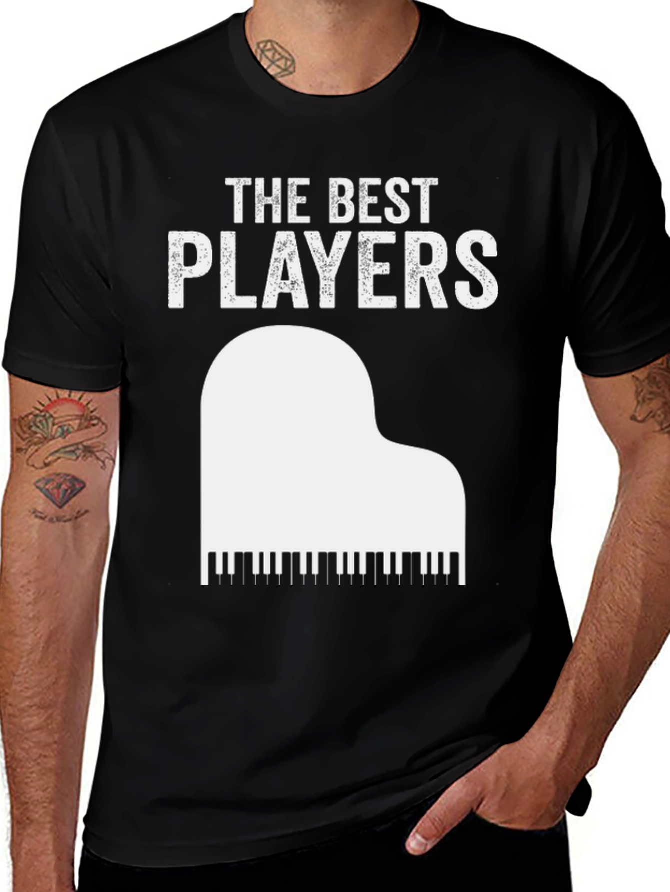 Variant 12 of The Best Players Piano T-Shirt
