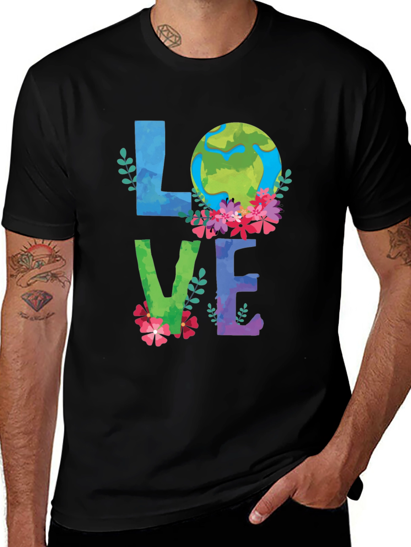 Earth Day Love Graphic Tee - Show Your Love!