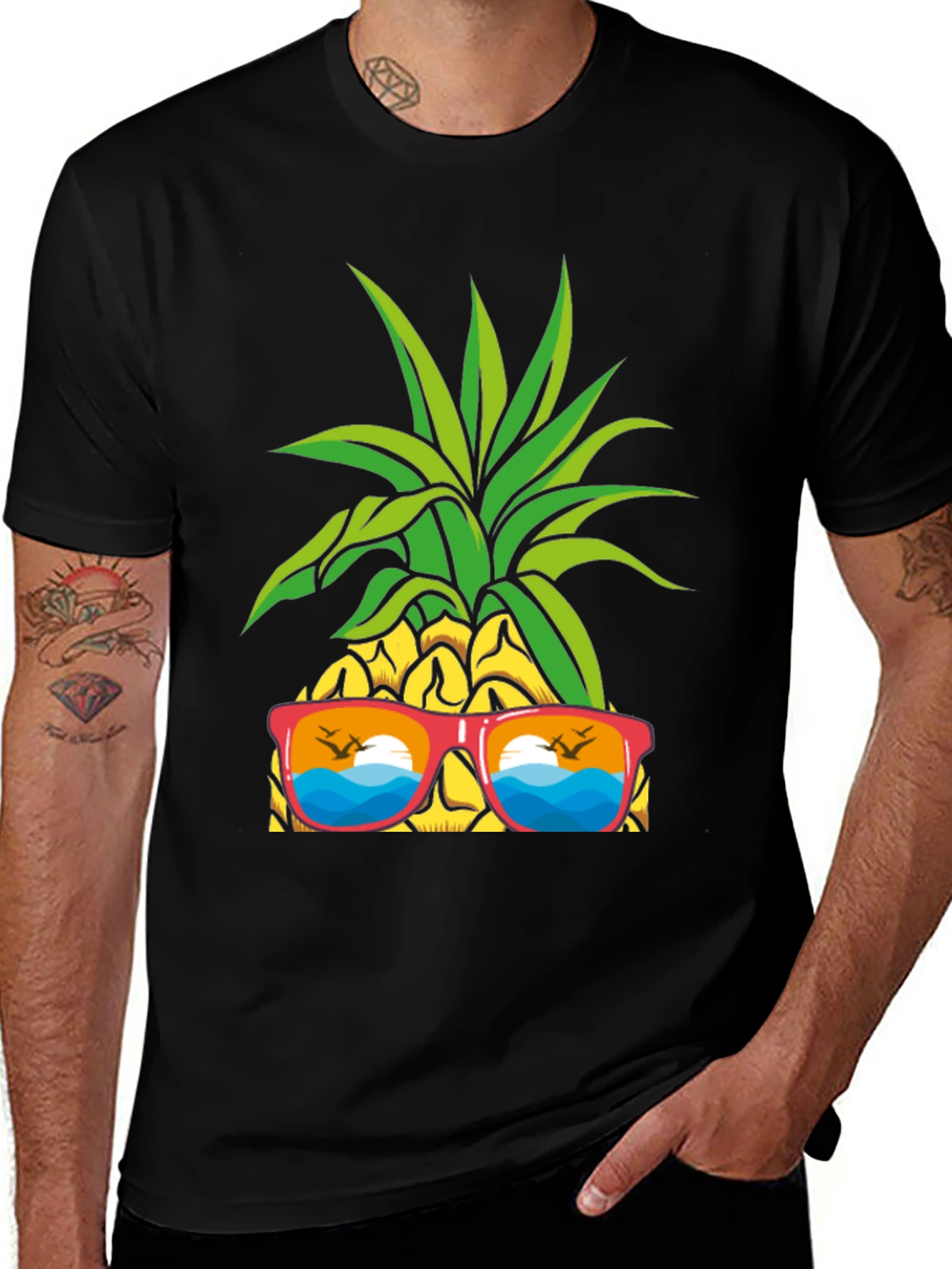 Variant 29 of Cool Pineapple Sunglasses T-Shirt