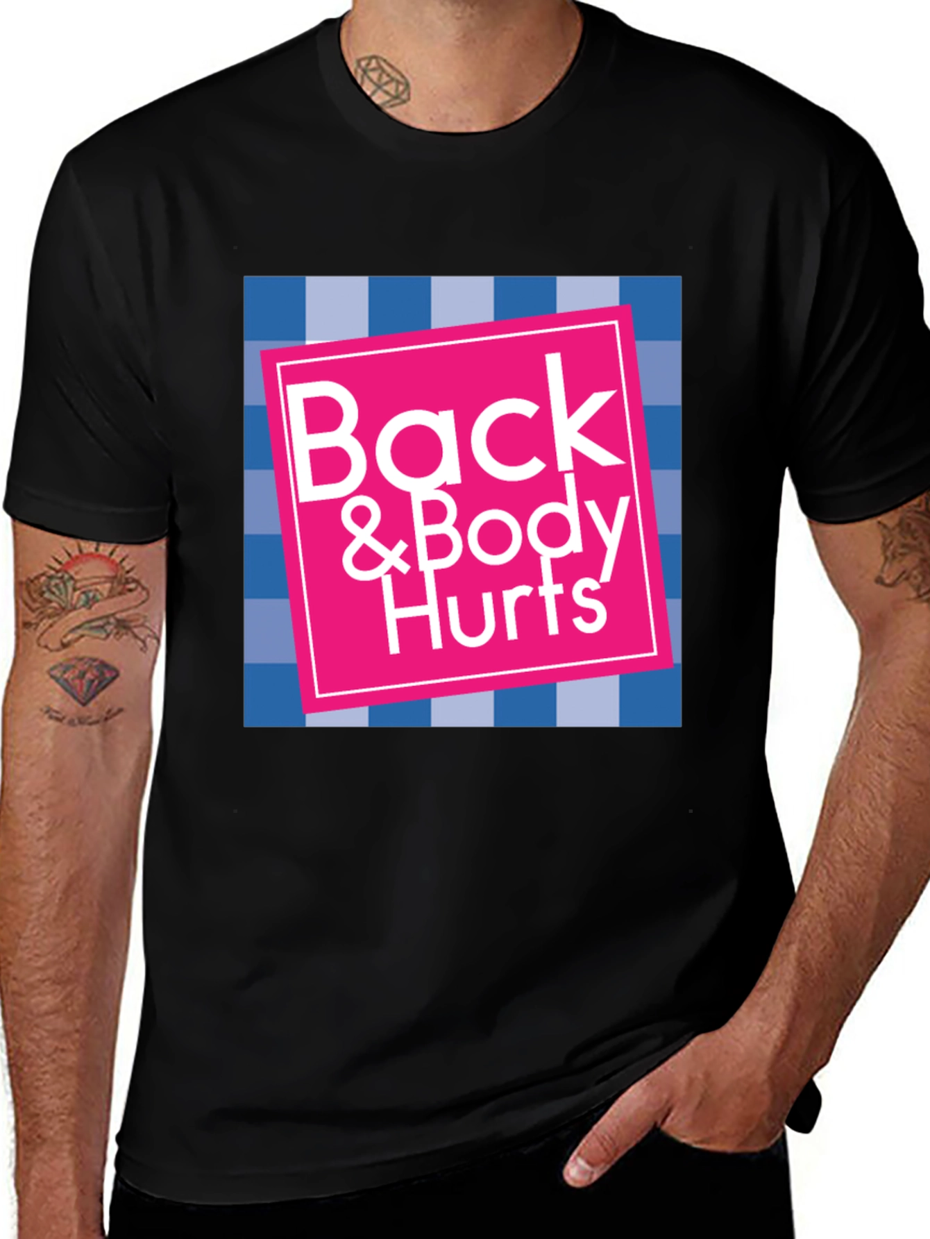 Variant 18 of Back & Body Hurts Graphic T-Shirt