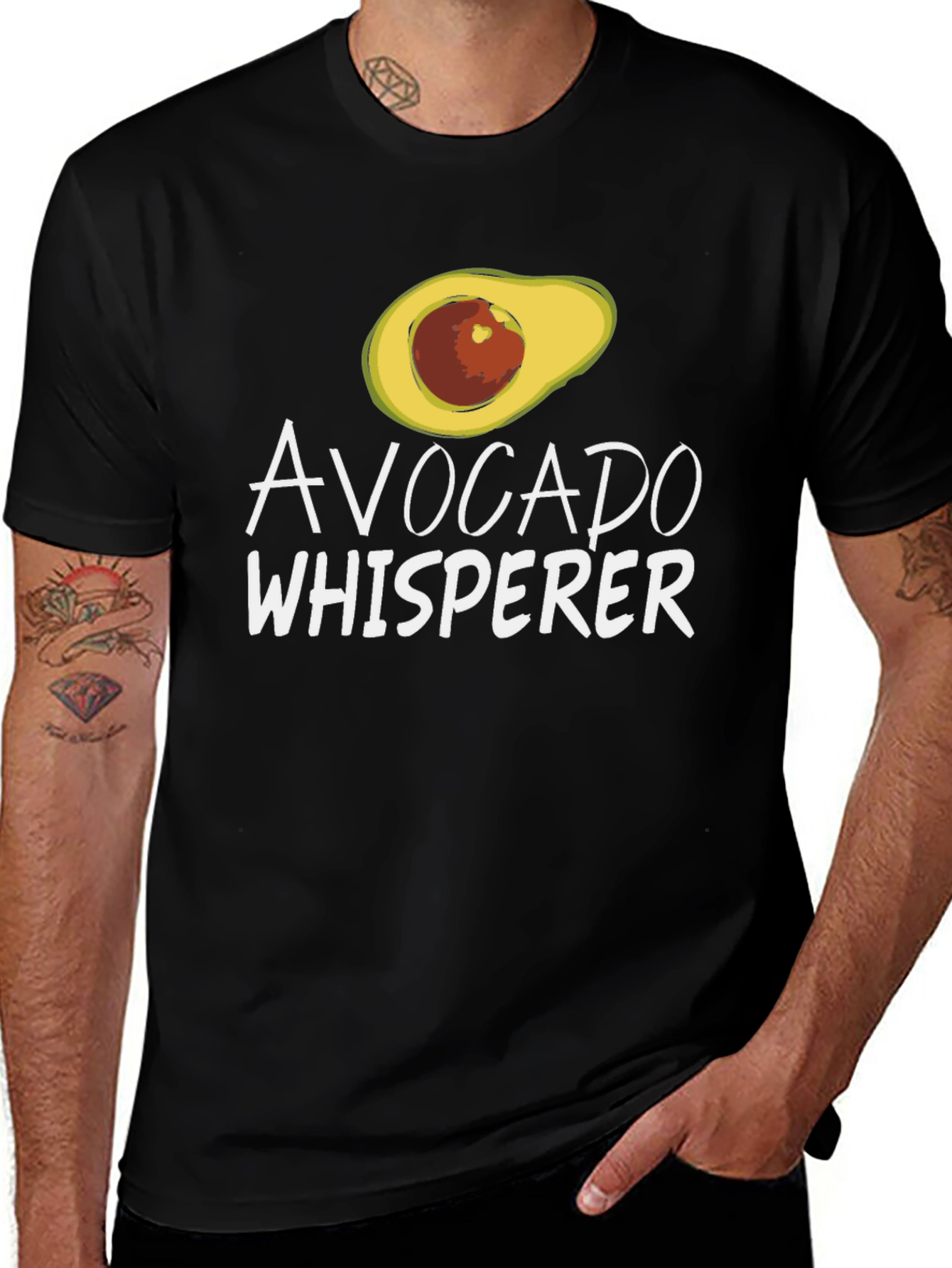 Variant 29 of Avocado Whisperer Graphic Tee - Trendy & Comfortable