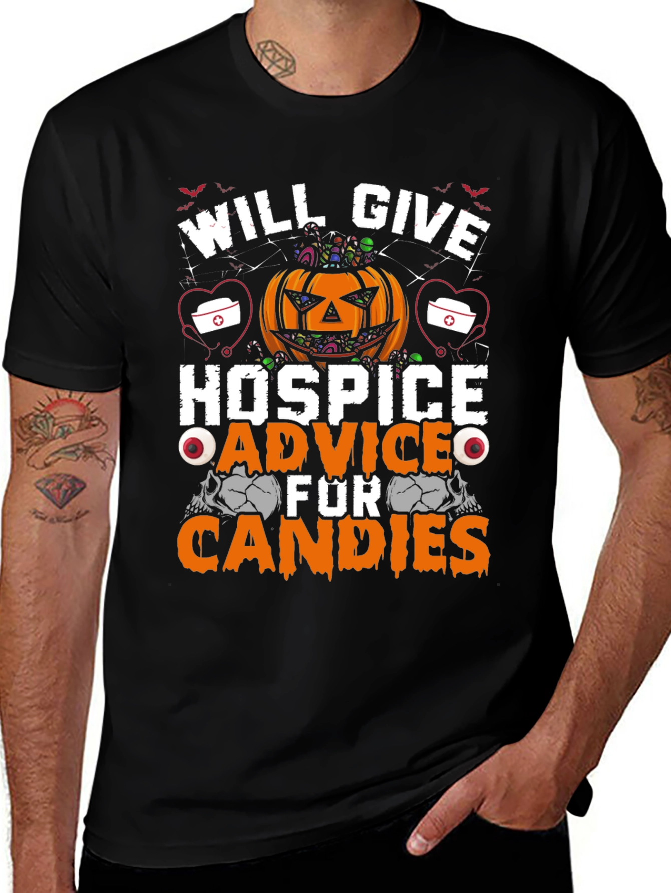 Hospice Advice for Candies Halloween T-Shirt