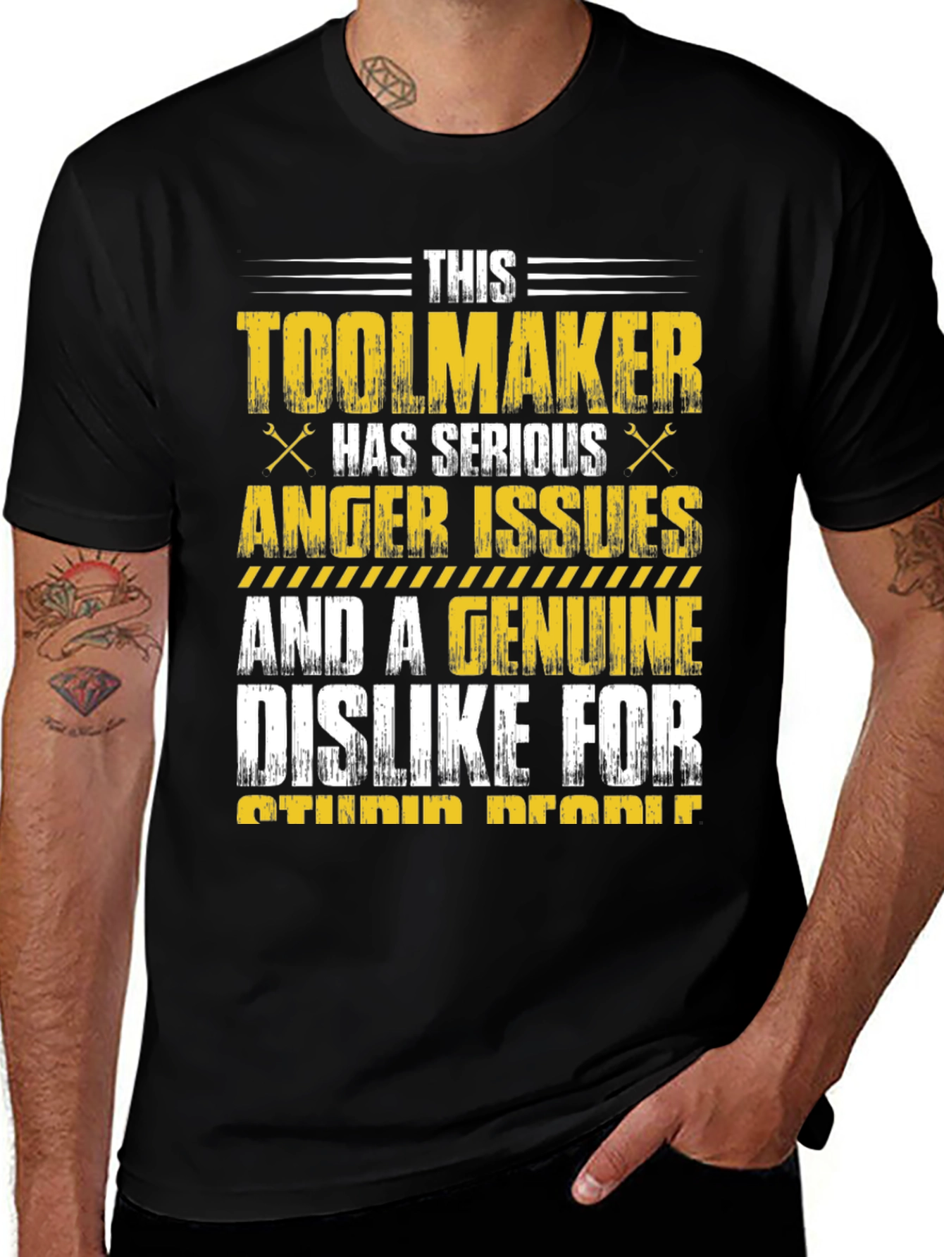 Variant 11 of Toolmaker Anger Issues Graphic T-Shirt