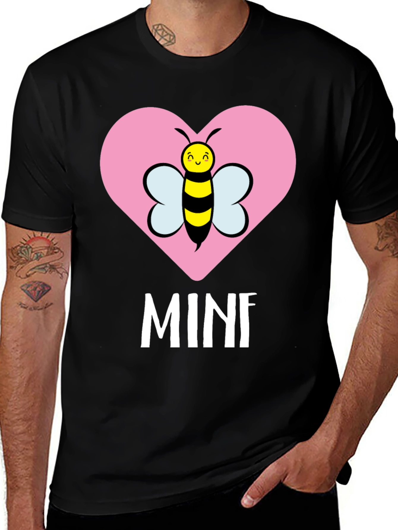 Variant 9 of Mine Bee Valentine's Day T-Shirt